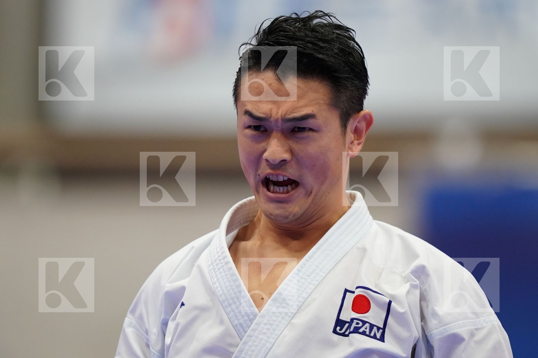 SHIMBABA ISSEI (JAPAN) in Senior Male Kata - Bronze bout