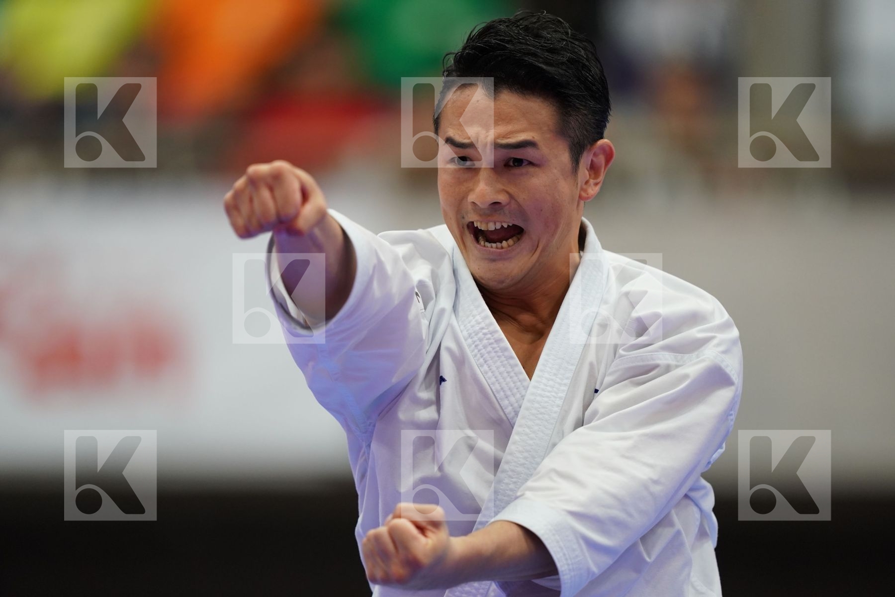 SHIMBABA ISSEI (JAPAN) in Senior Male Kata - Bronze bout