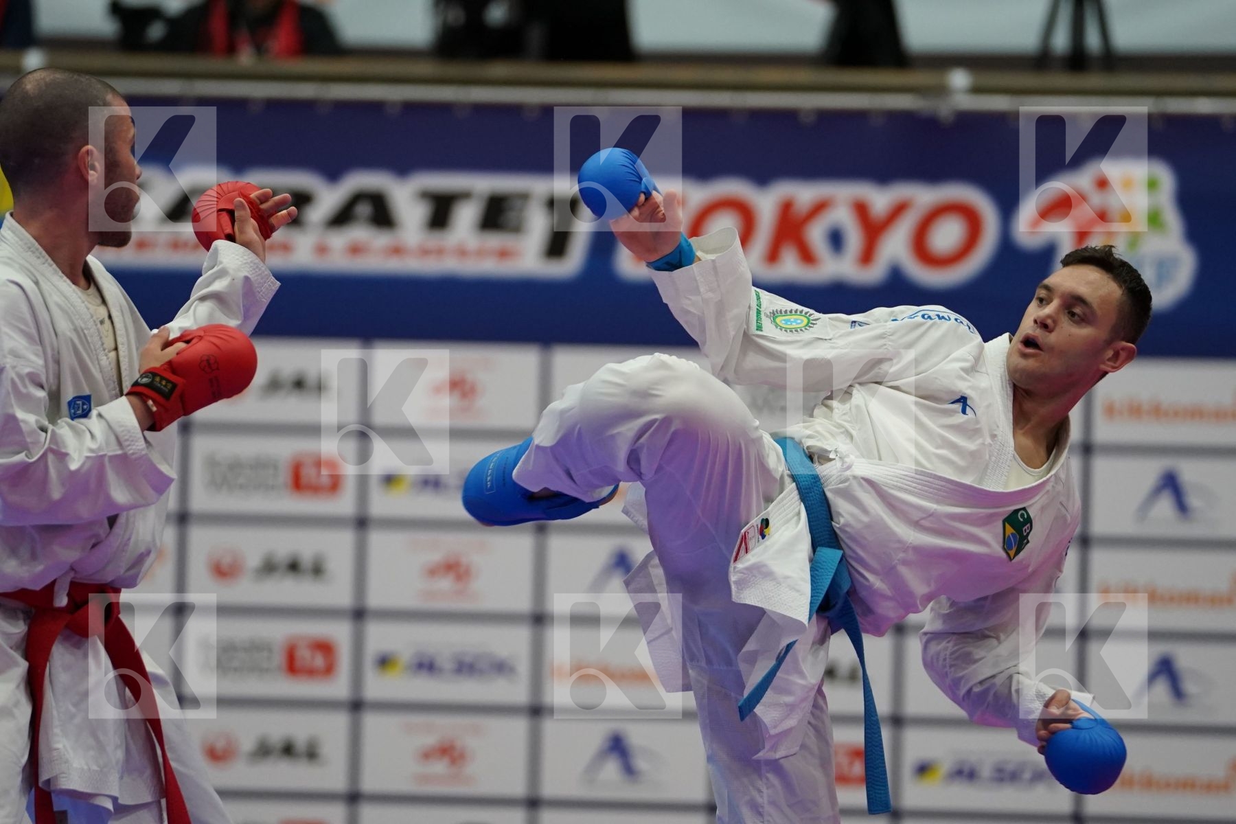 PAMPALONI MATTIA (ITALY) VS BROSE DOUGLAS (BRAZIL) in Senior Kumite -60 Kg - Bronze bout