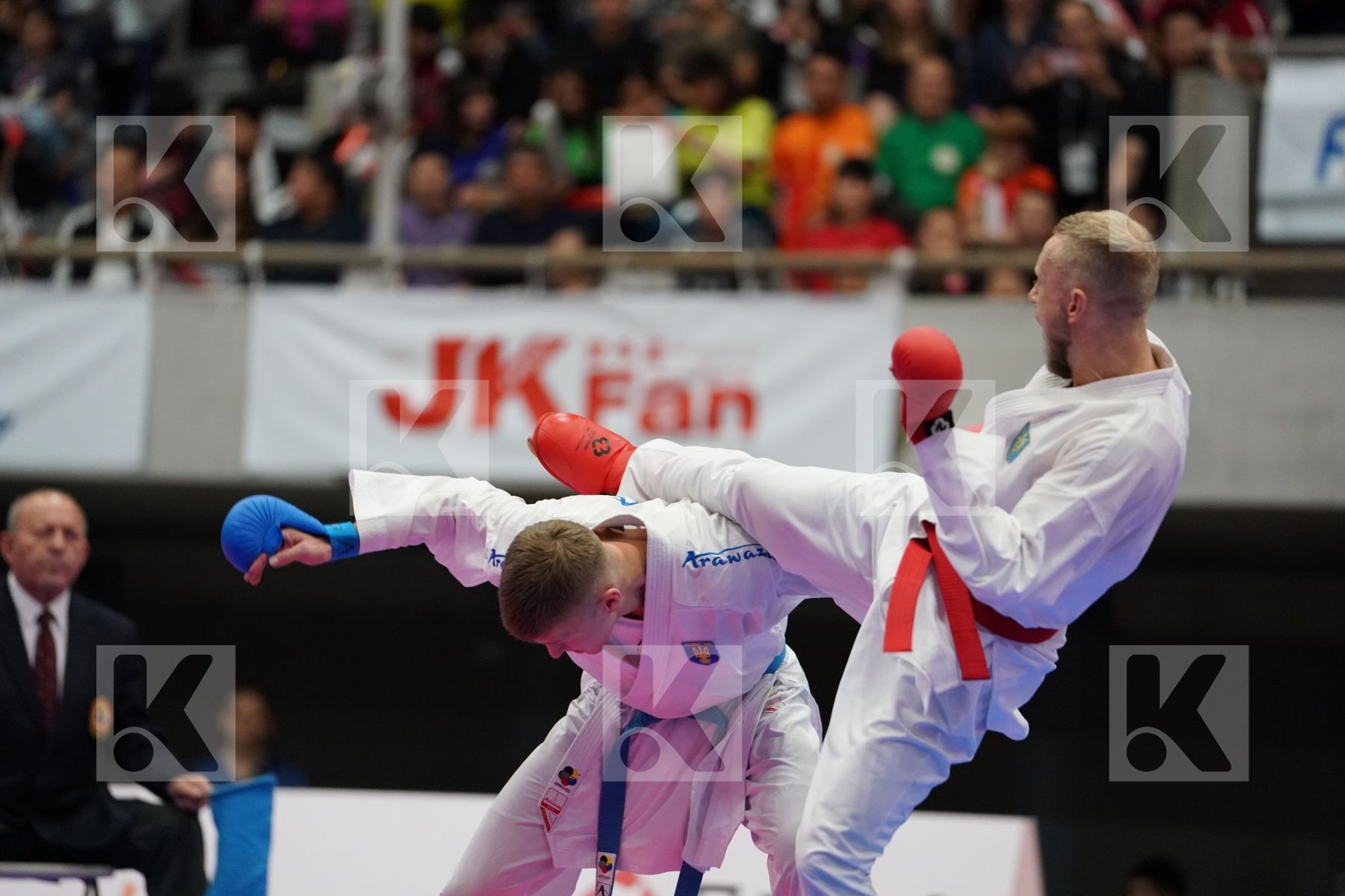 UHNICH IHOR (UKRAINE) VS FILIPOVYCH OLEH (UKRAINE) in Senior Kumite -60 Kg - Bronze bout