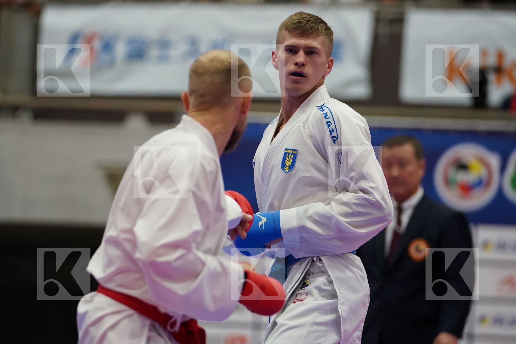 UHNICH IHOR (UKRAINE) VS FILIPOVYCH OLEH (UKRAINE) in Senior Kumite -60 Kg - Bronze bout