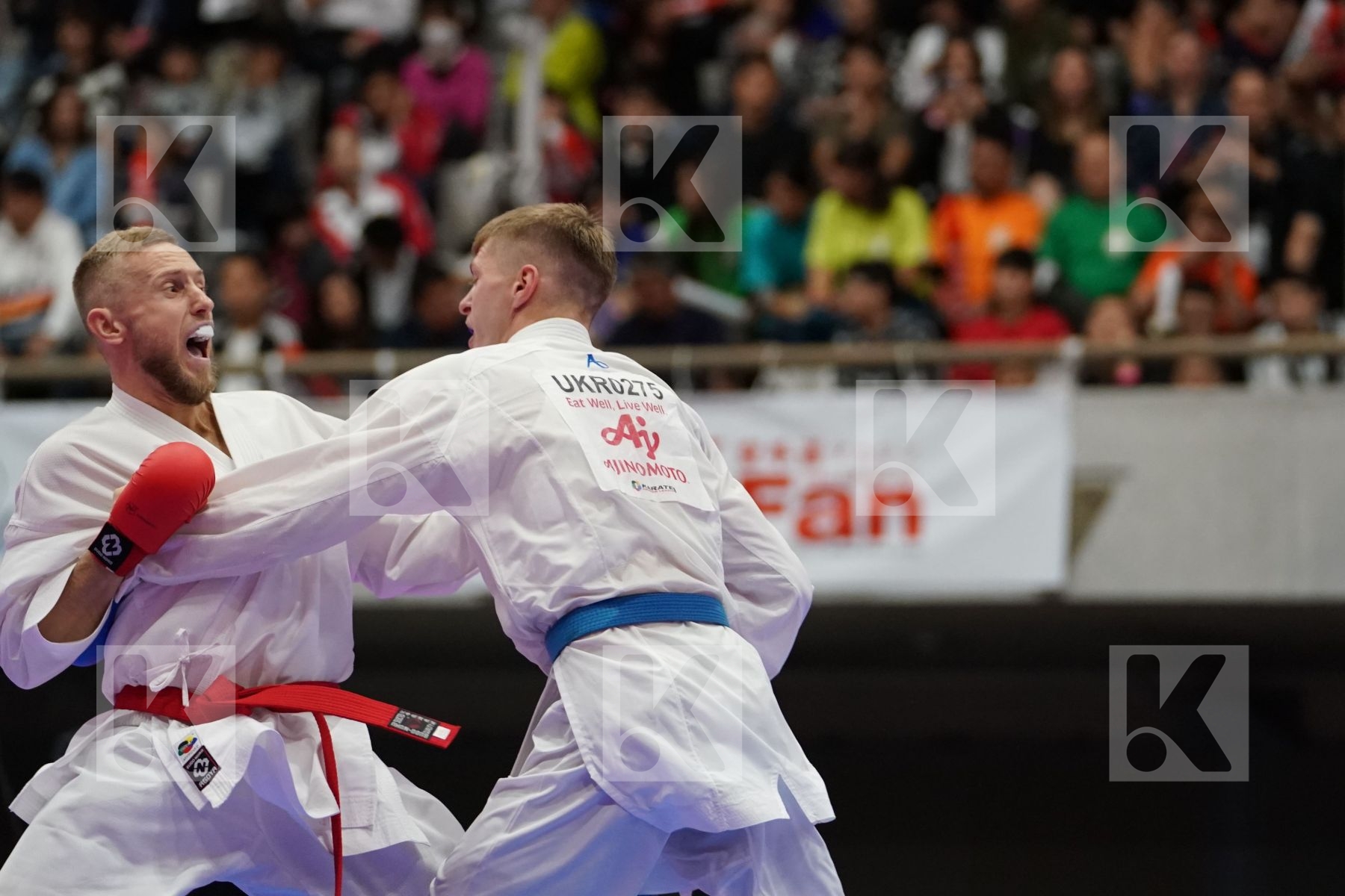 UHNICH IHOR (UKRAINE) VS FILIPOVYCH OLEH (UKRAINE) in Senior Kumite -60 Kg - Bronze bout
