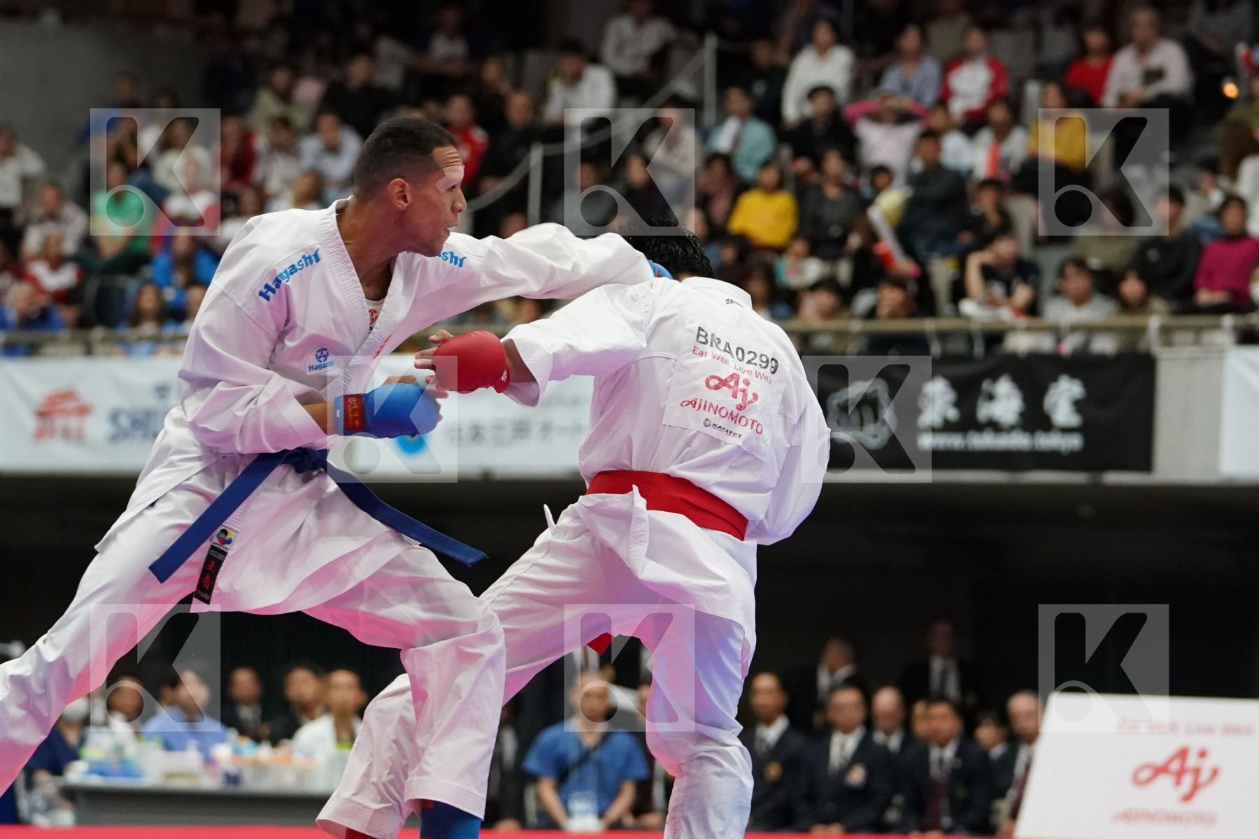 FIGUEIRA VINICIUS (BRAZIL) VS TADISSI YVES MARTIAL (HUNGARY) in Senior Kumite -67 Kg - Bronze bout