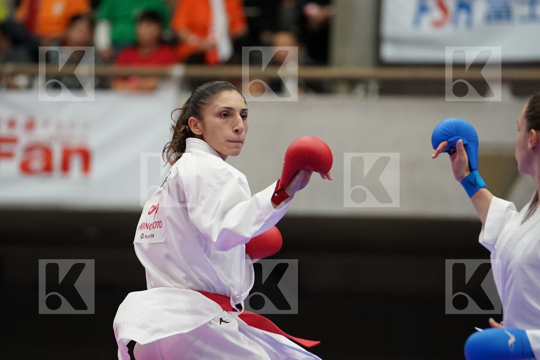 COBAN MERVE (TURKEY) VS PREKOVIC JOVANA (SERBIA) in Junior Kumite Male Ð 61 Kg - Bronze bout
