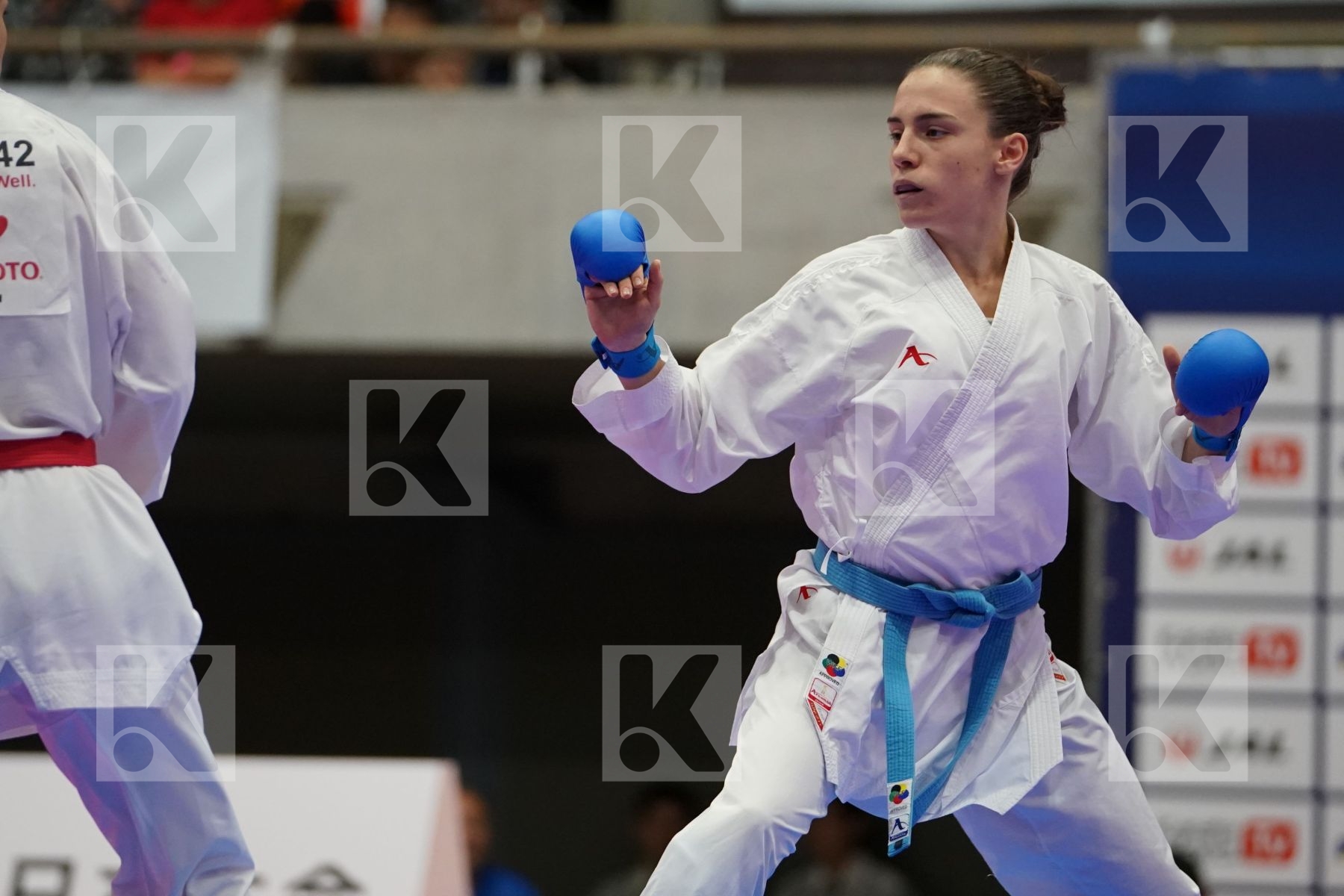 COBAN MERVE (TURKEY) VS PREKOVIC JOVANA (SERBIA) in Junior Kumite Male Ð 61 Kg - Bronze bout