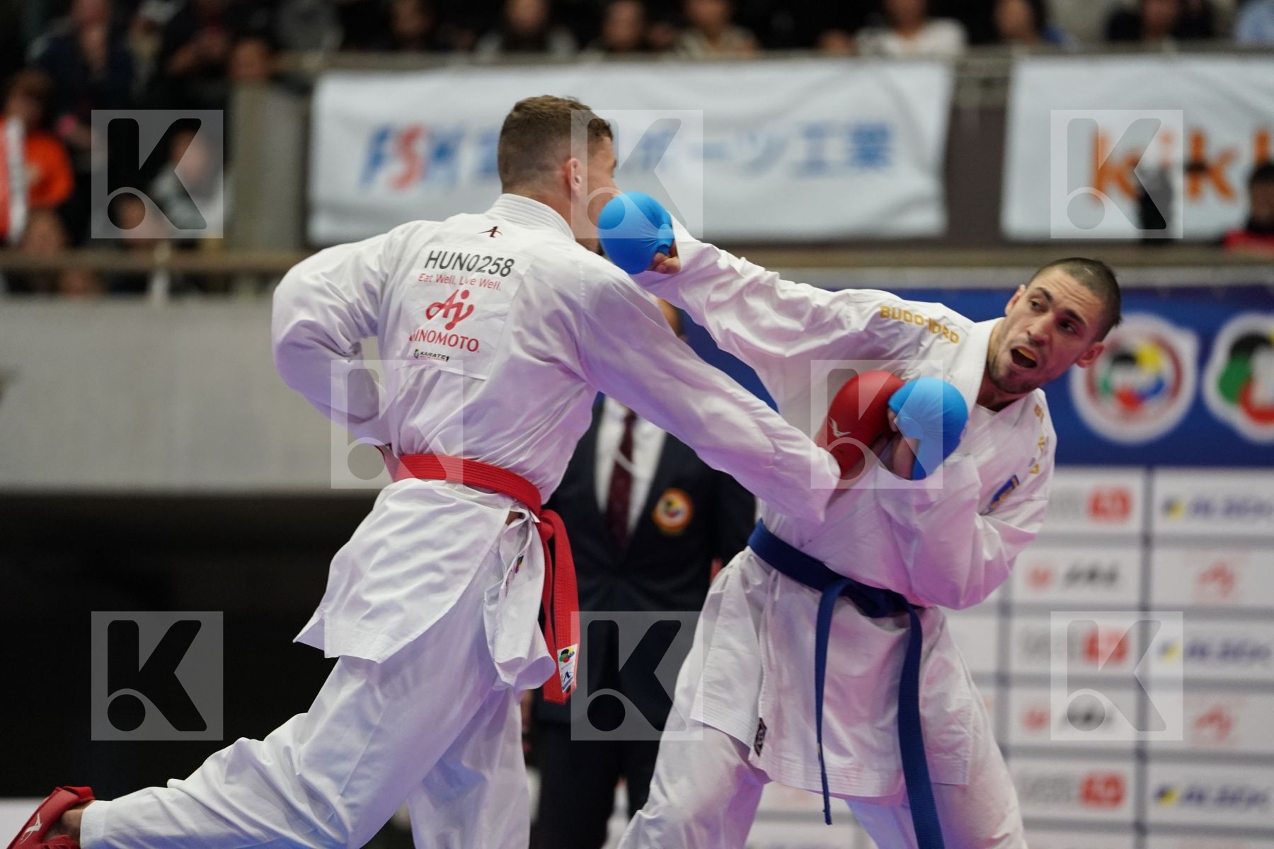HARSPATAKI GABOR (HUNGARY) VS HORUNA STANISLAV (UKRAINE) in Senior Kumite Ð 75 Kg - Bronze bout