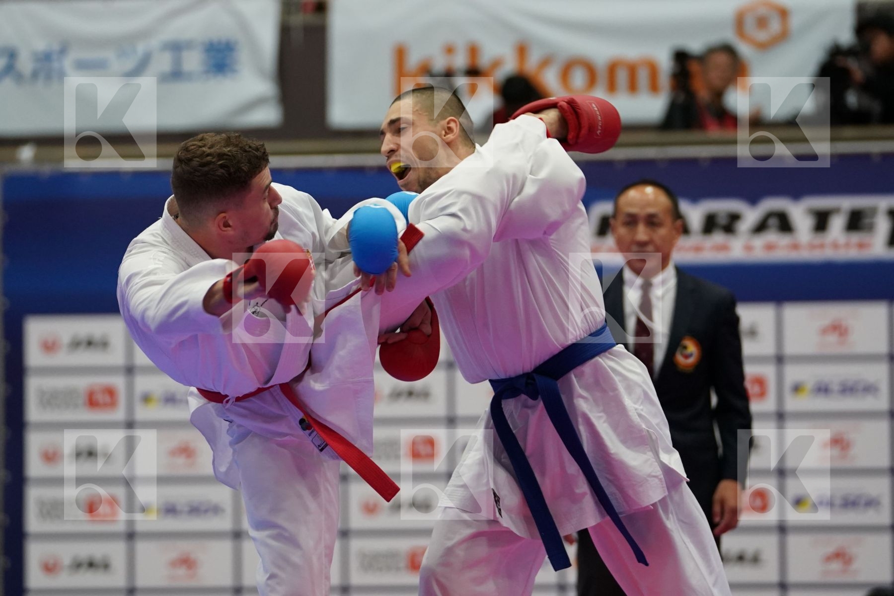HARSPATAKI GABOR (HUNGARY) VS HORUNA STANISLAV (UKRAINE) in Senior Kumite Ð 75 Kg - Bronze bout