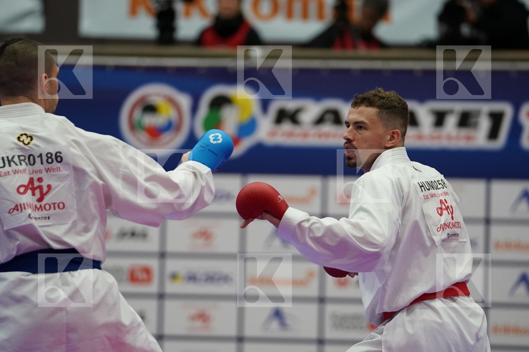 HARSPATAKI GABOR (HUNGARY) VS HORUNA STANISLAV (UKRAINE) in Senior Kumite Ð 75 Kg - Bronze bout