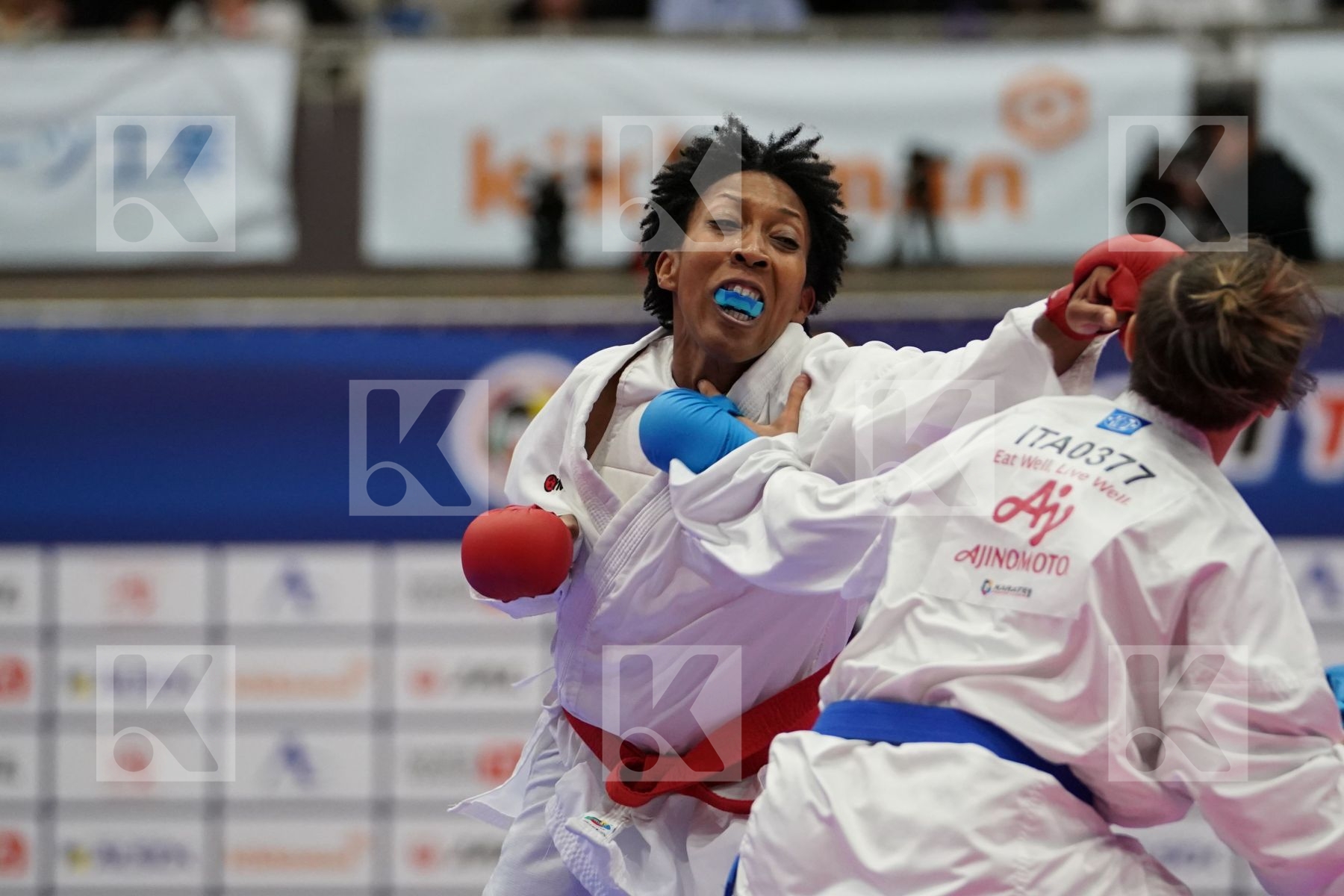 MURPHY CHERYL (USA) VS SEMERARO SILVIA (ITALY) in Senior Kumite Ð 68 Kg - Bronze bout