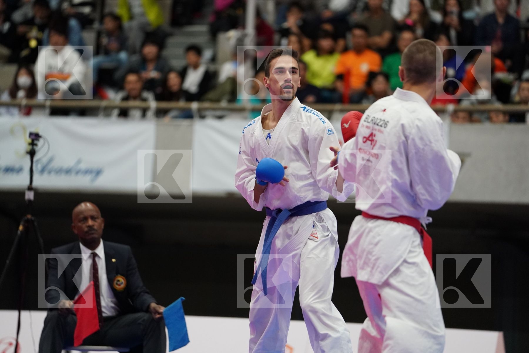 ISAKAU ANTON (BELARUS) VS KVESIC IVAN (CROATIA) in Senior Kumite Ð 84 Kg - Bronze bout