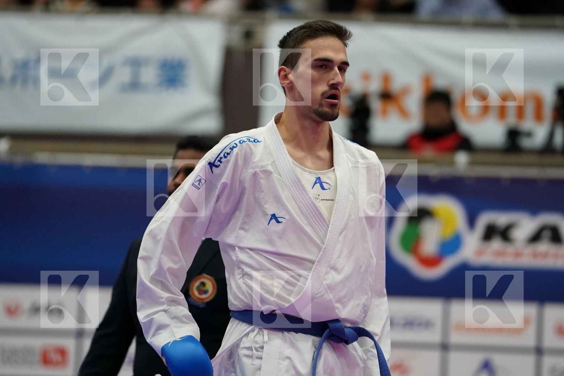 ISAKAU ANTON (BELARUS) VS KVESIC IVAN (CROATIA) in Senior Kumite Ð 84 Kg - Bronze bout