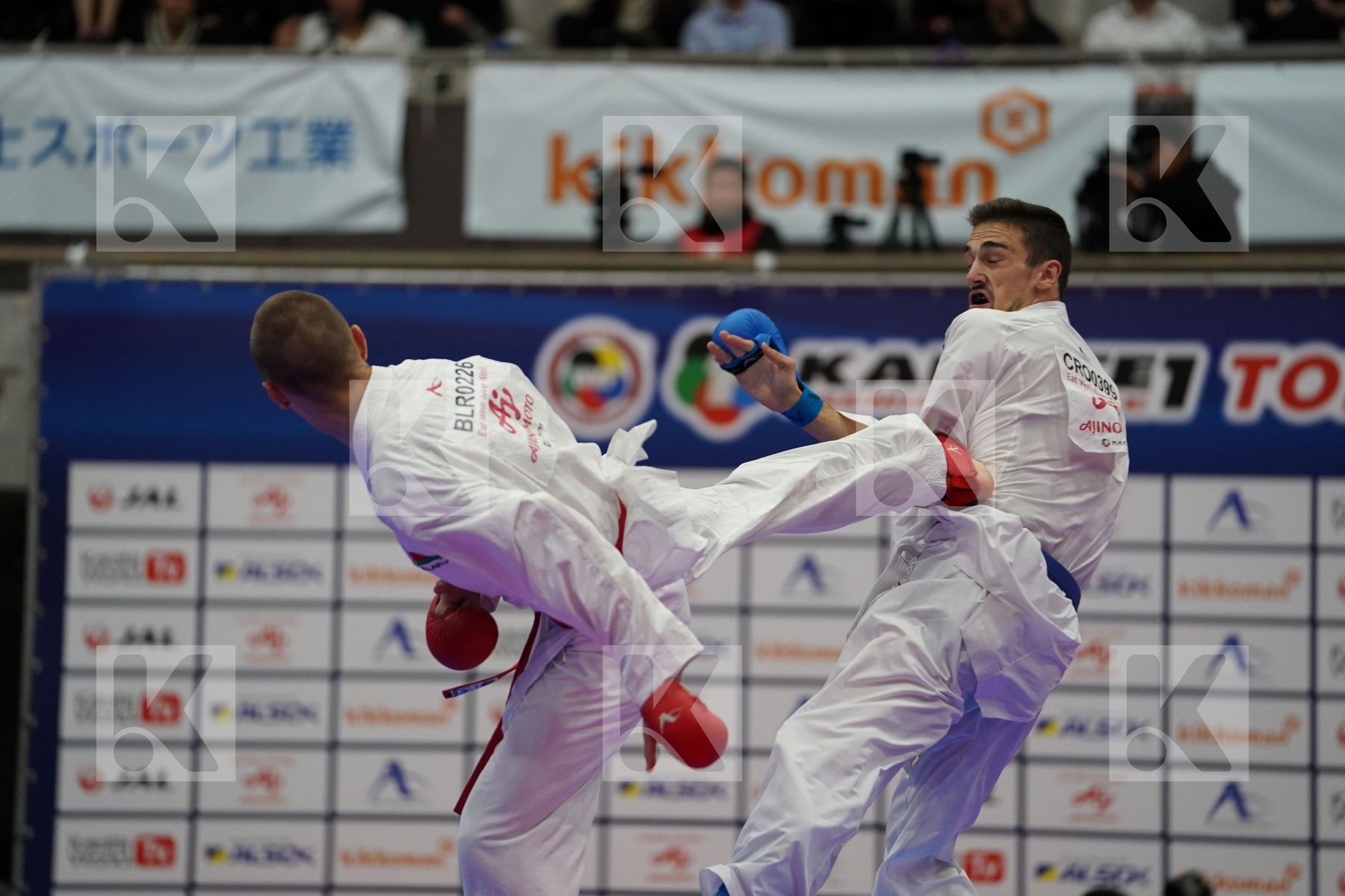 ISAKAU ANTON (BELARUS) VS KVESIC IVAN (CROATIA) in Senior Kumite Ð 84 Kg - Bronze bout