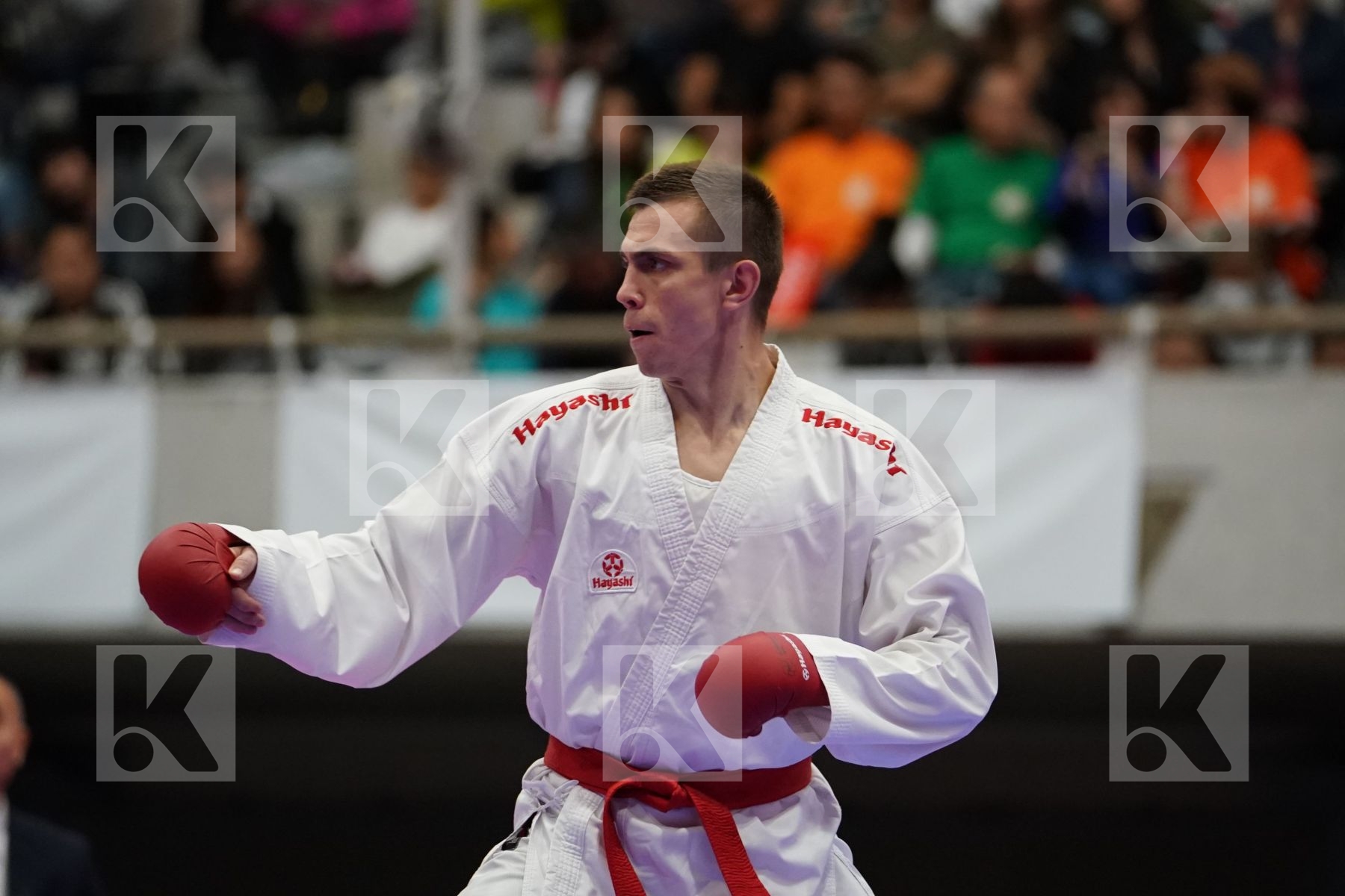 CHOBOTAR VALERII (UKRAINE) VS CHIKHMAREV IGOR (KAZAKHSTAN) in Senior Kumite Ð 84 Kg - Bronze bout