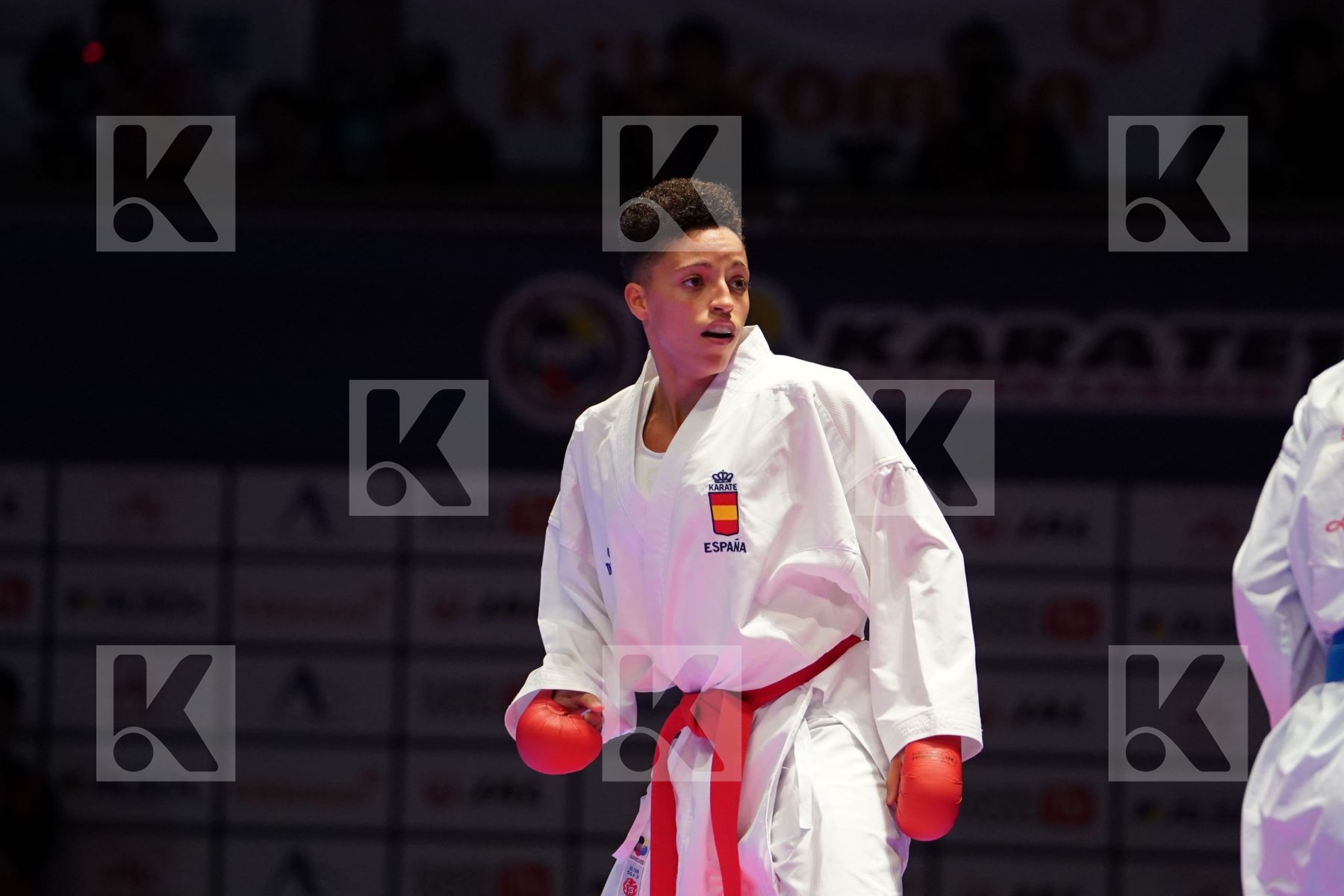 MORALES OZUNA GEMA (SPAIN) VS MIYAHARA MIHO (JAPAN) in Senior Kumite -50 Kg - Gold bout