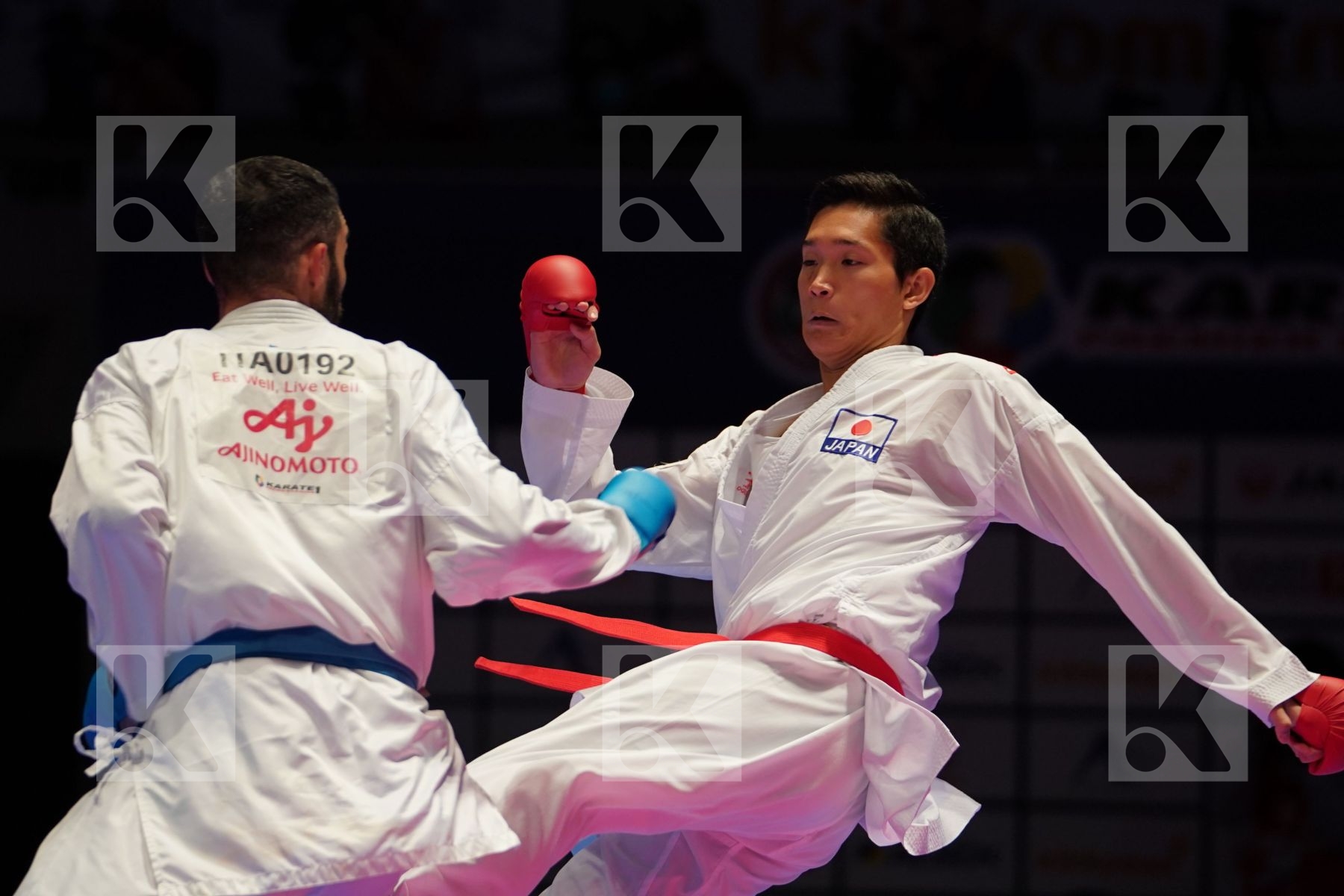MORI YUTA (JAPAN) VS BUSA LUIGI (ITALY) in Senior Kumite Ð 75 Kg - Gold bout