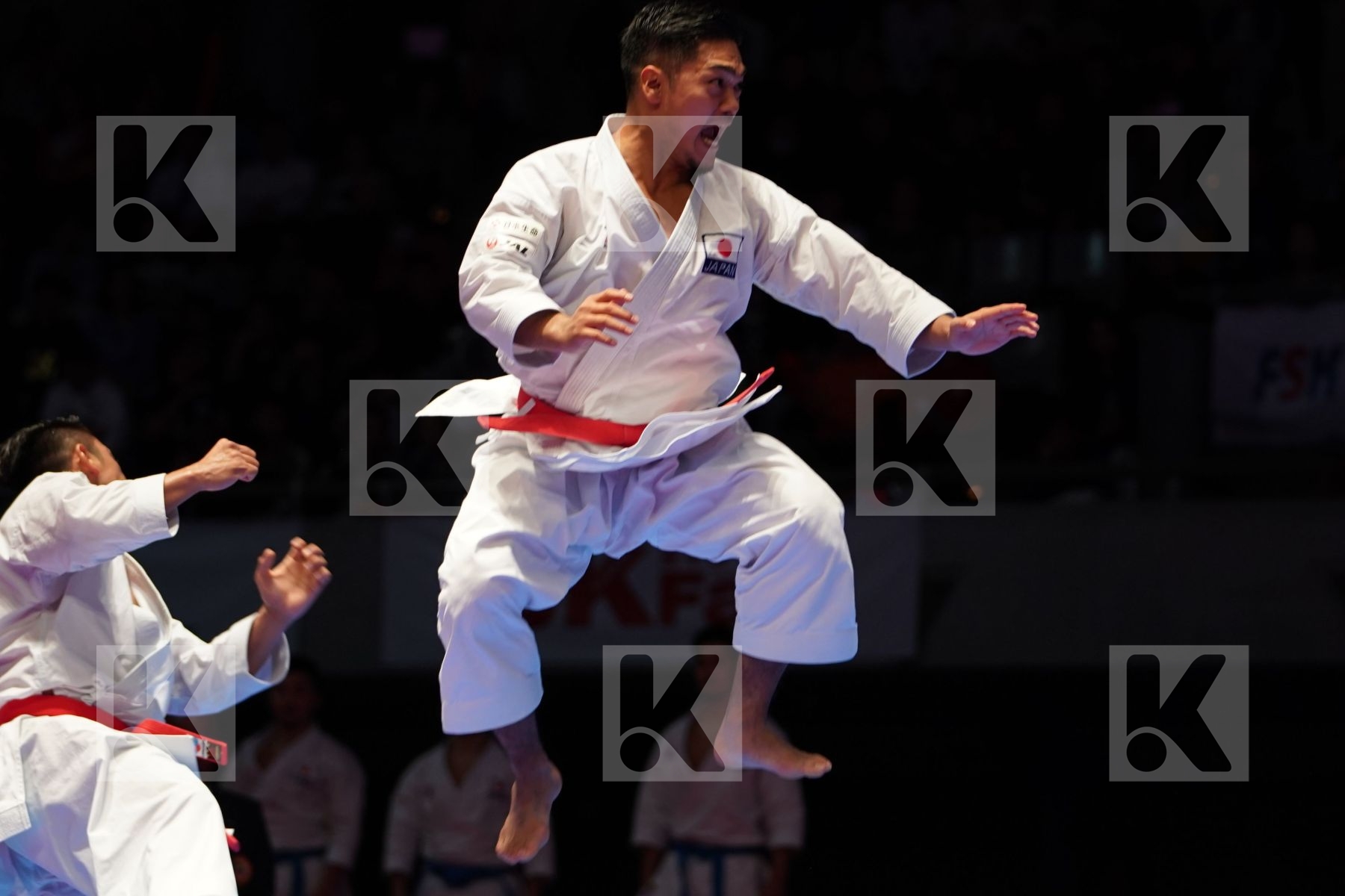 JAPAN (KINJO, KIYUNA, UEMURA) in Senior Team Male Kata - Gold bout