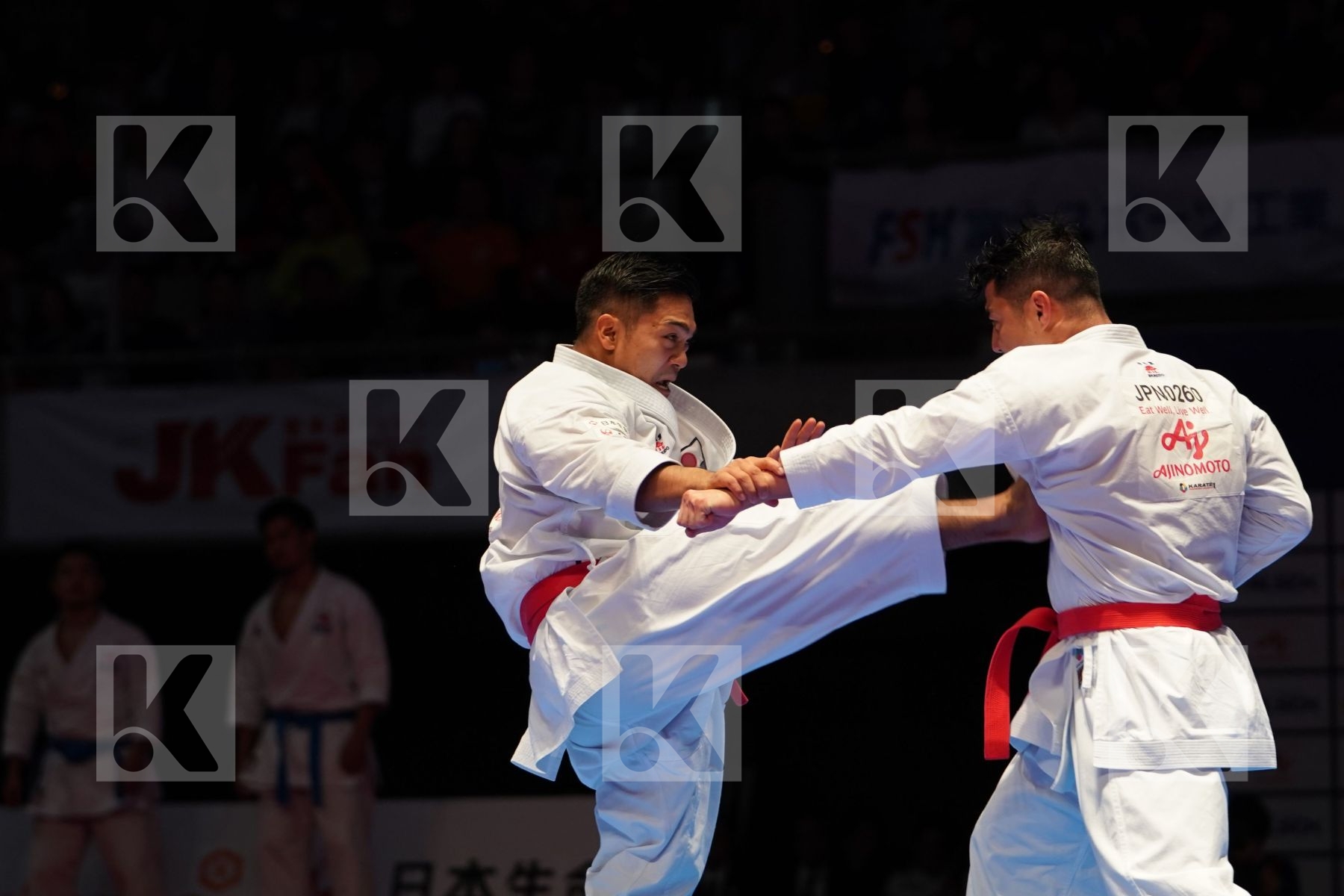 JAPAN (KINJO, KIYUNA, UEMURA) in Senior Team Male Kata - Gold bout