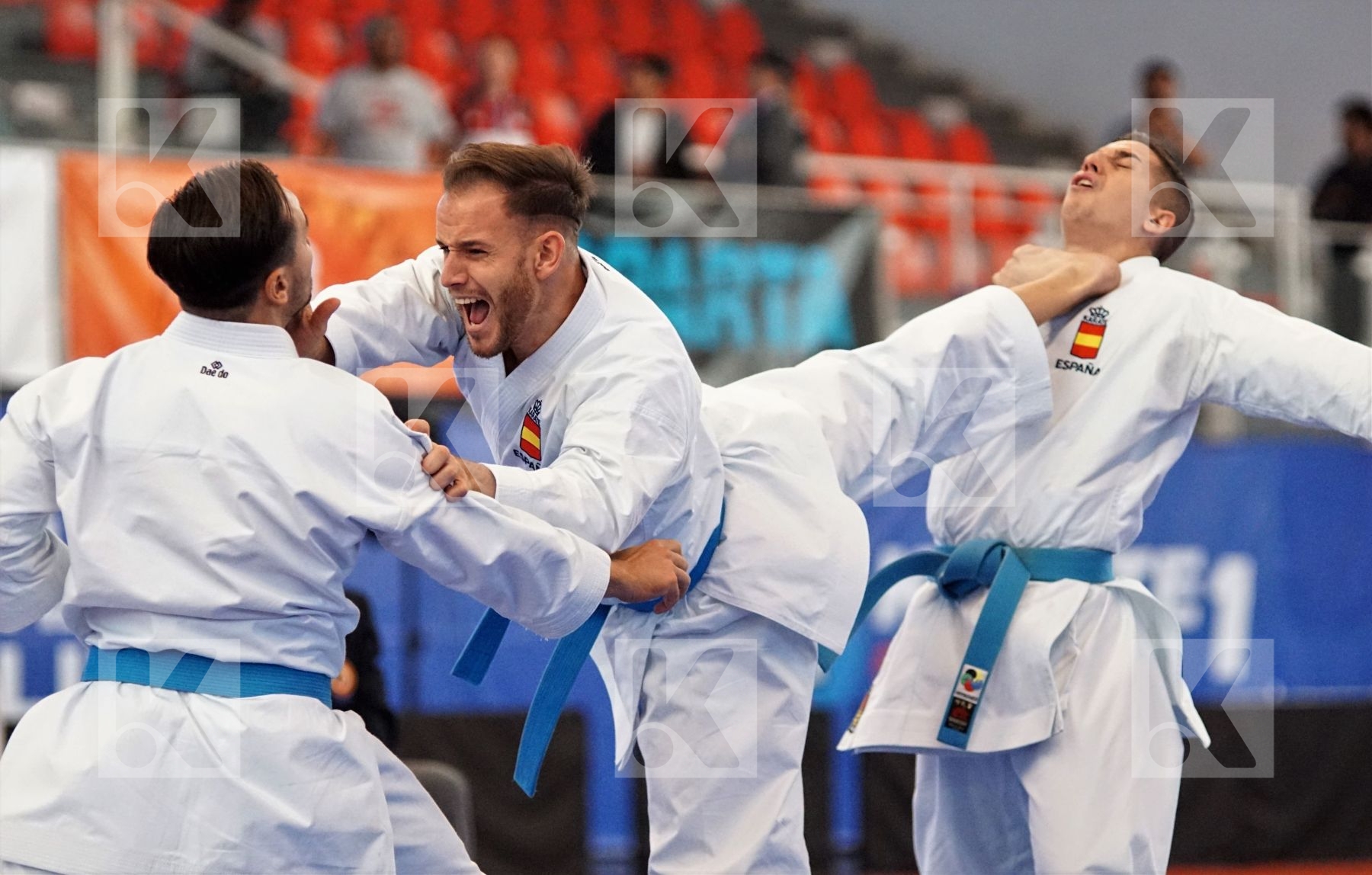 SPAIN in Senior Team Male Kata - Gold bout
