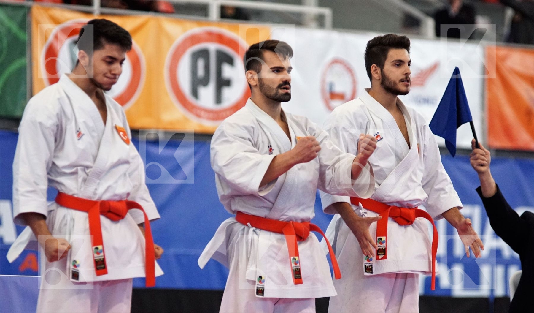 TURKEY in Senior Team Male Kata - Gold bout