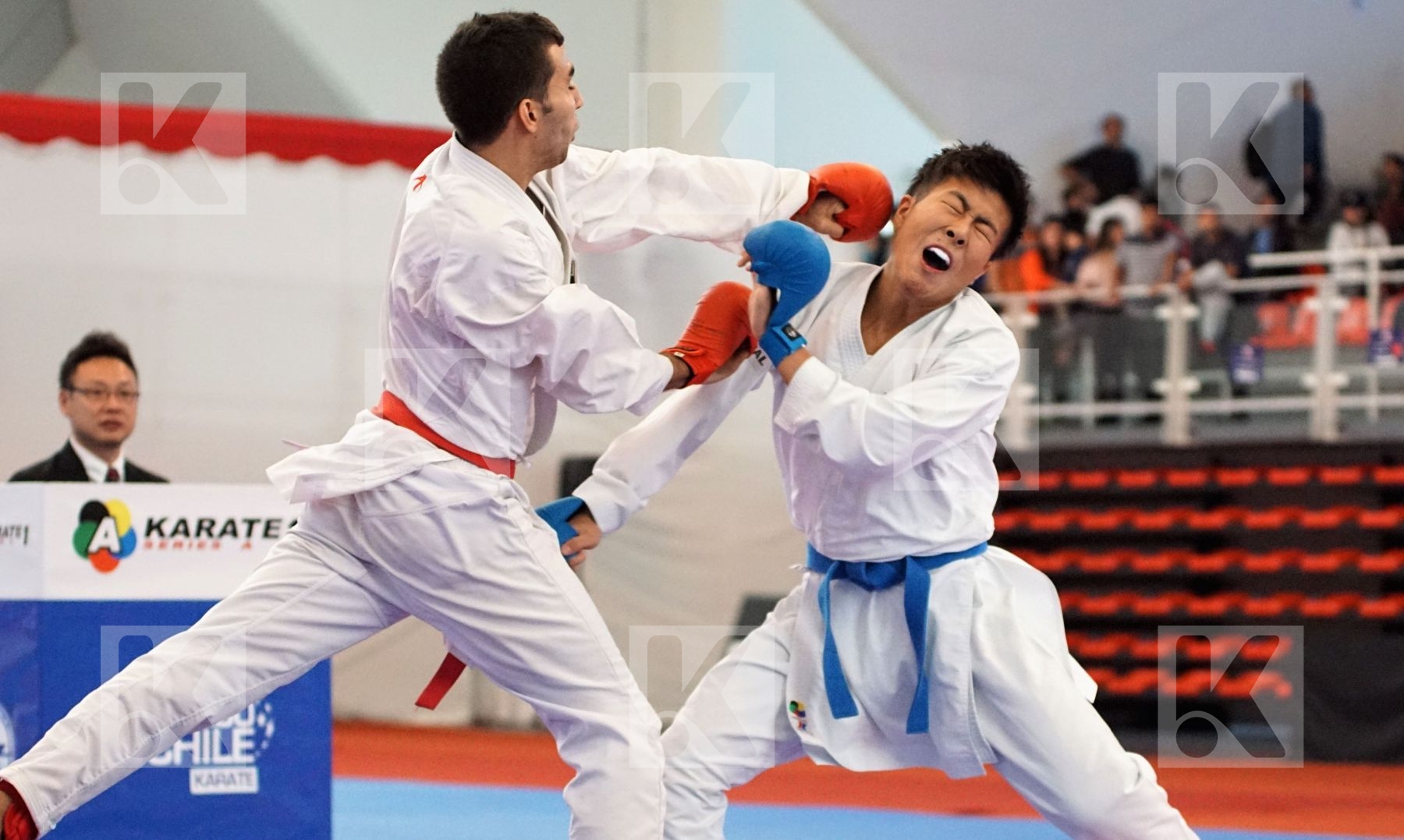 ABOEITTA KARIME 	(EGYPT) vs KAJIHARA TATSUTO (JAPAN) in Senior Kumite -60 Kg - Gold bout