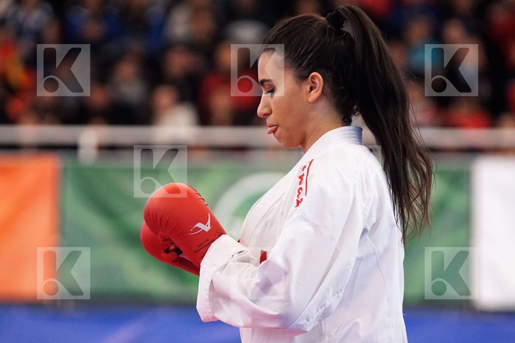 JUMAA HAYA (CANADA) vs HEURTAULT LEILA (FRANCE) in Senior Kumite Ð 61 Kg - Gold bout