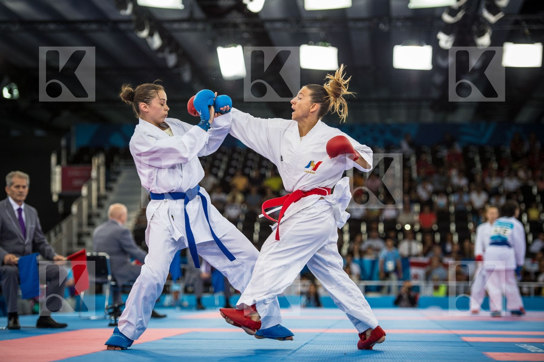 -50 kg day1 France Kryva Kateryna kumite qualification Recchia A