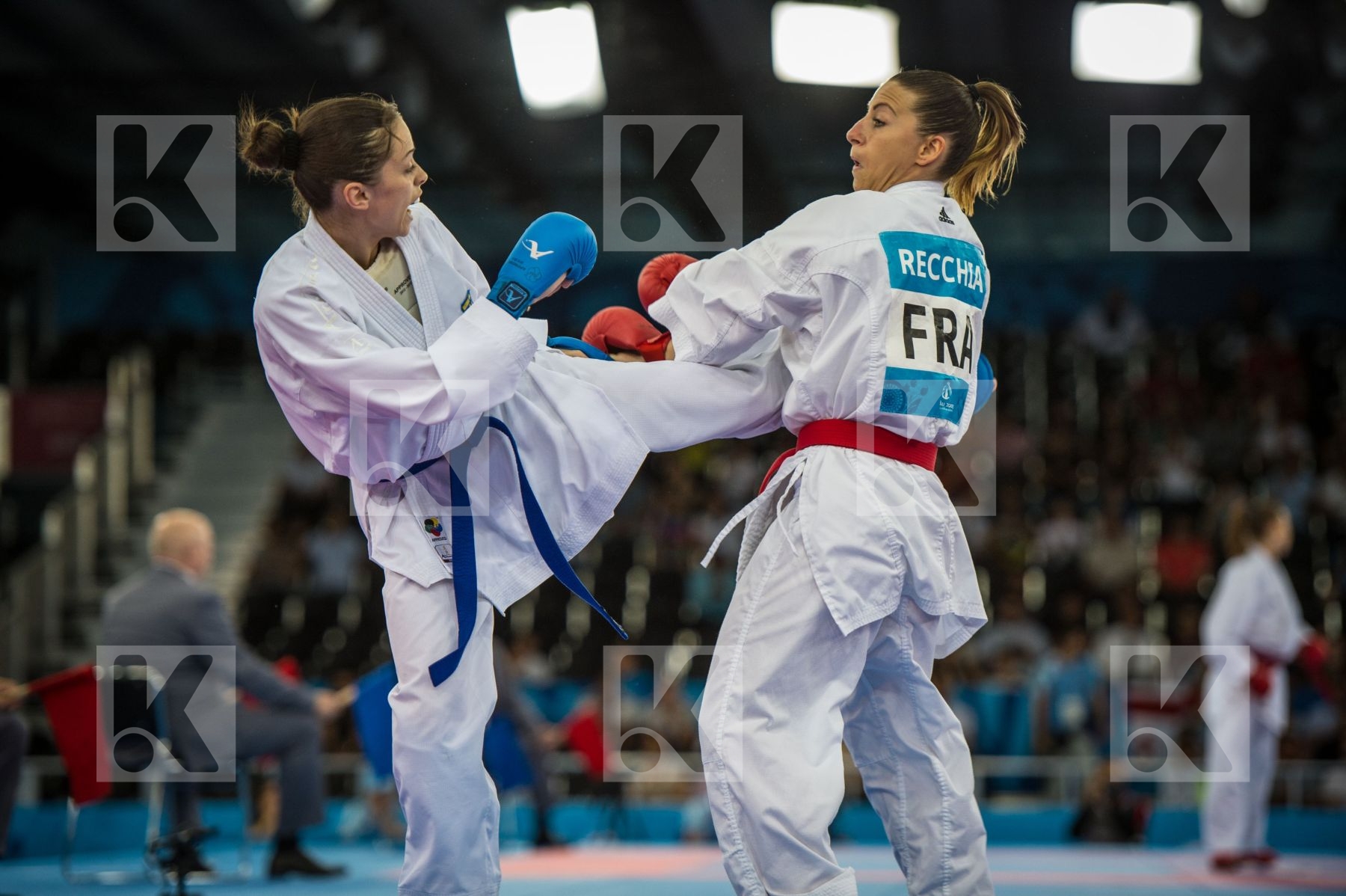 -50 kg day1 France Kryva Kateryna kumite qualification Recchia A