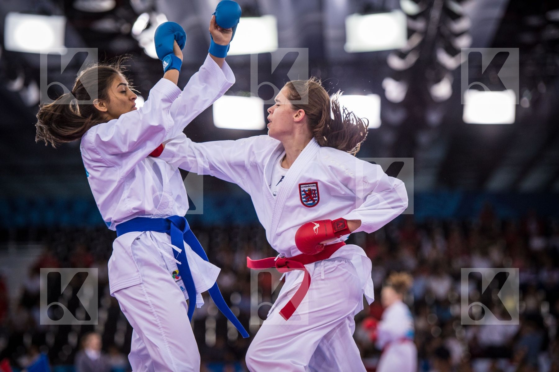 -55 kg Azerbaijan day1 Gasimova Ilaha kumite Luxembourg qualific