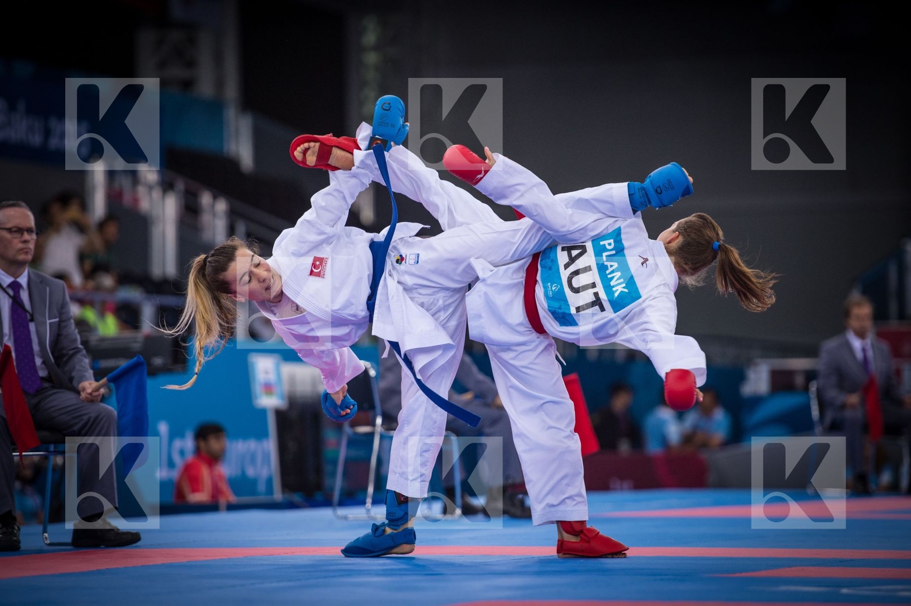 -50 kg Austria day1 kumite Ozcelik Serap Plank Bettina qualifica