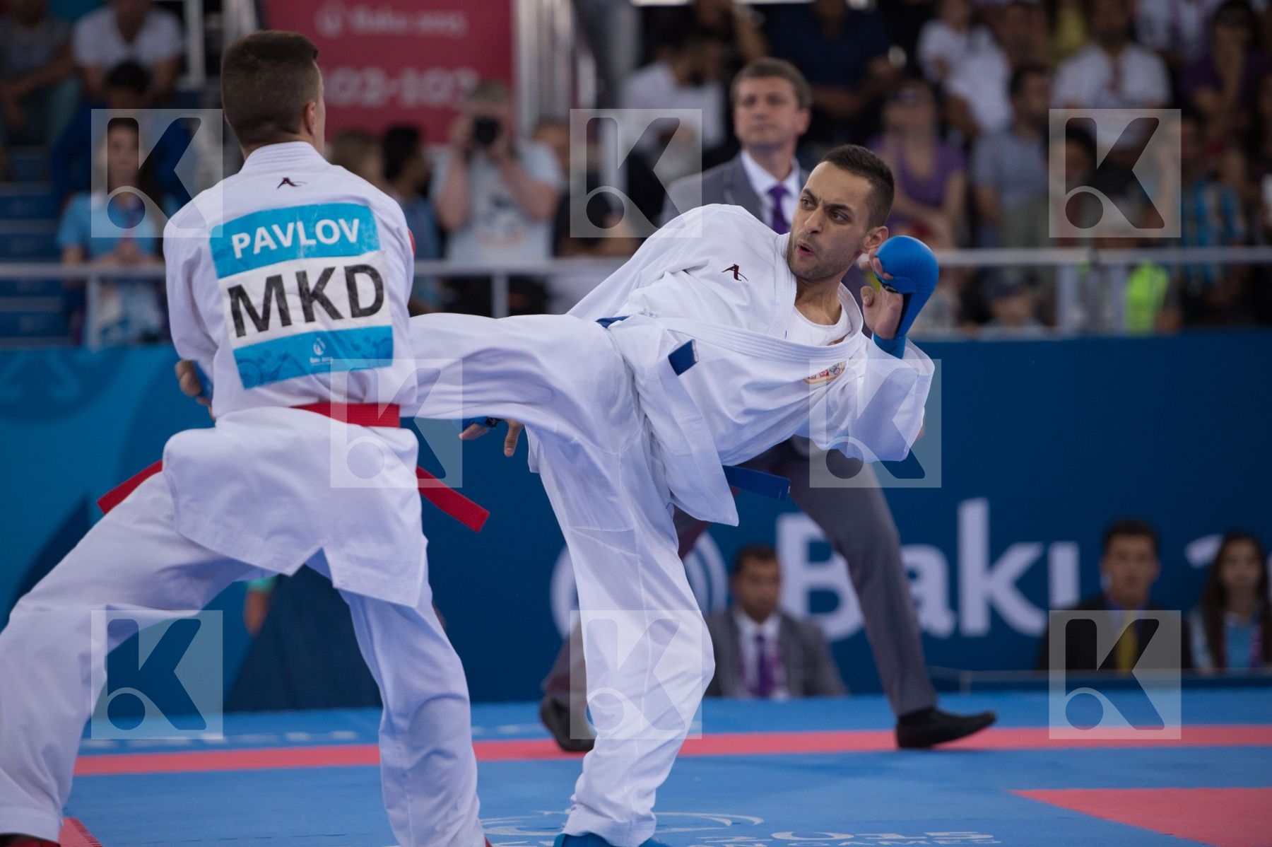 -60 kg Antic Marko finals Fyr Of Macedonia kumite Pavlov Emil Se