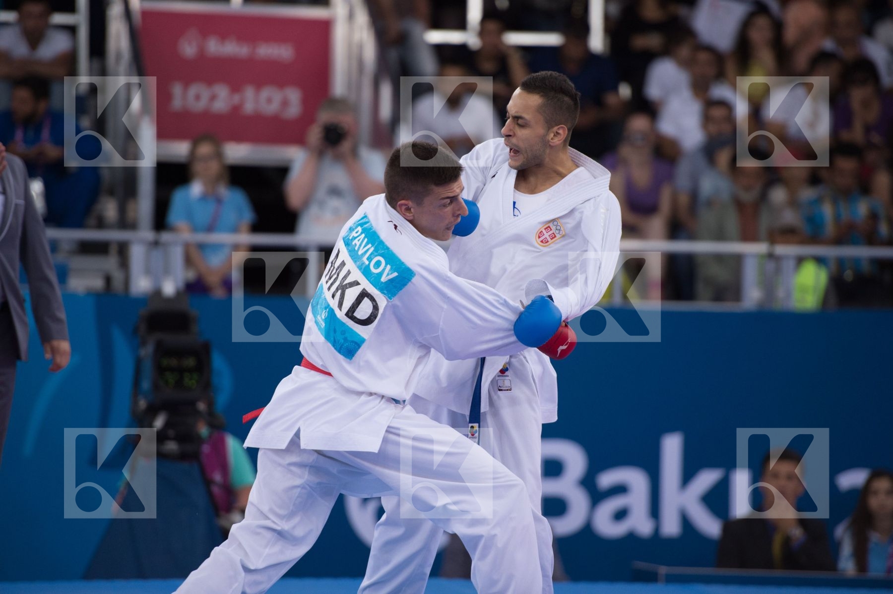 -60 kg Antic Marko finals Fyr Of Macedonia kumite Pavlov Emil Se