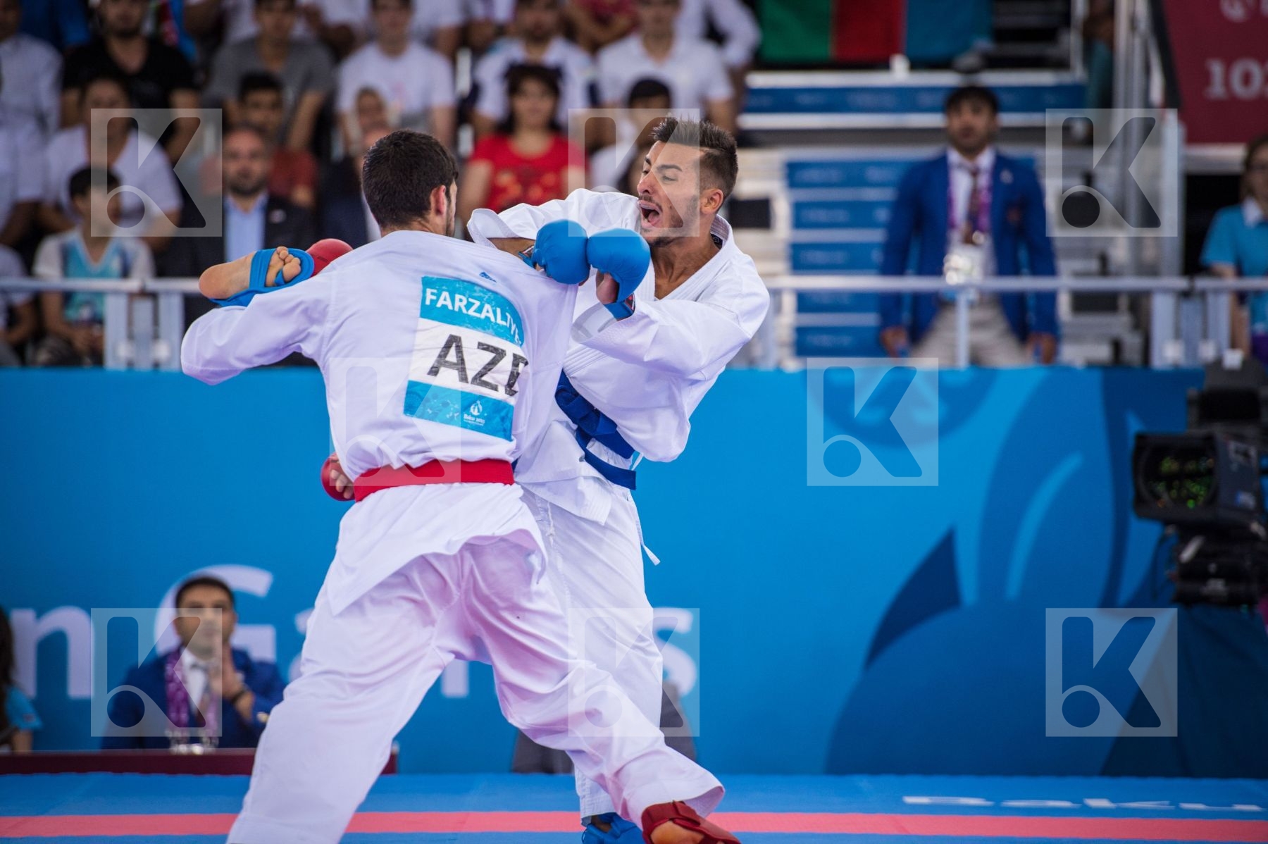 -60 kg Azerbaijan Farzaliyev Firdovsi finals Italy kumite Maresc