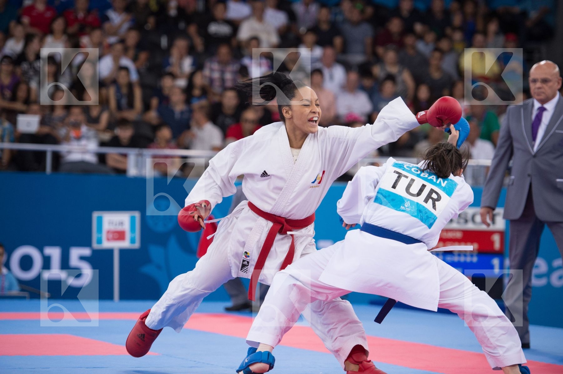 -61 kg Coban Merve finals France Ignace Lucie kumite Turkey