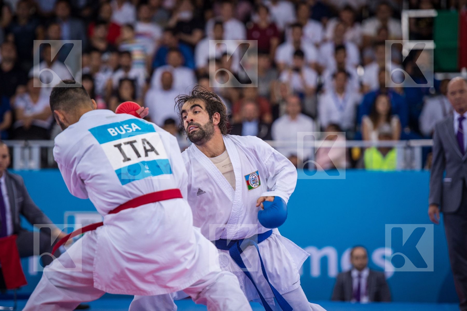 -75 kg Aghayev Rafael Azerbaijan Busa Luigi finals Italy kumite