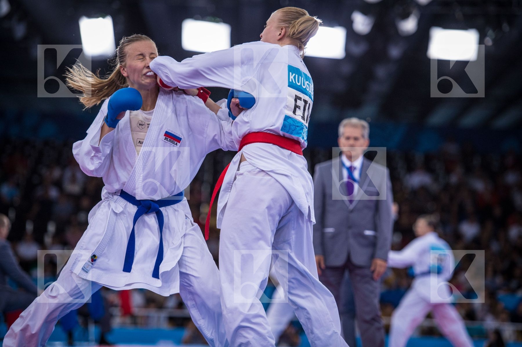 +68 kg day2 Finland kumite Kuusisto Helena qualification Russia