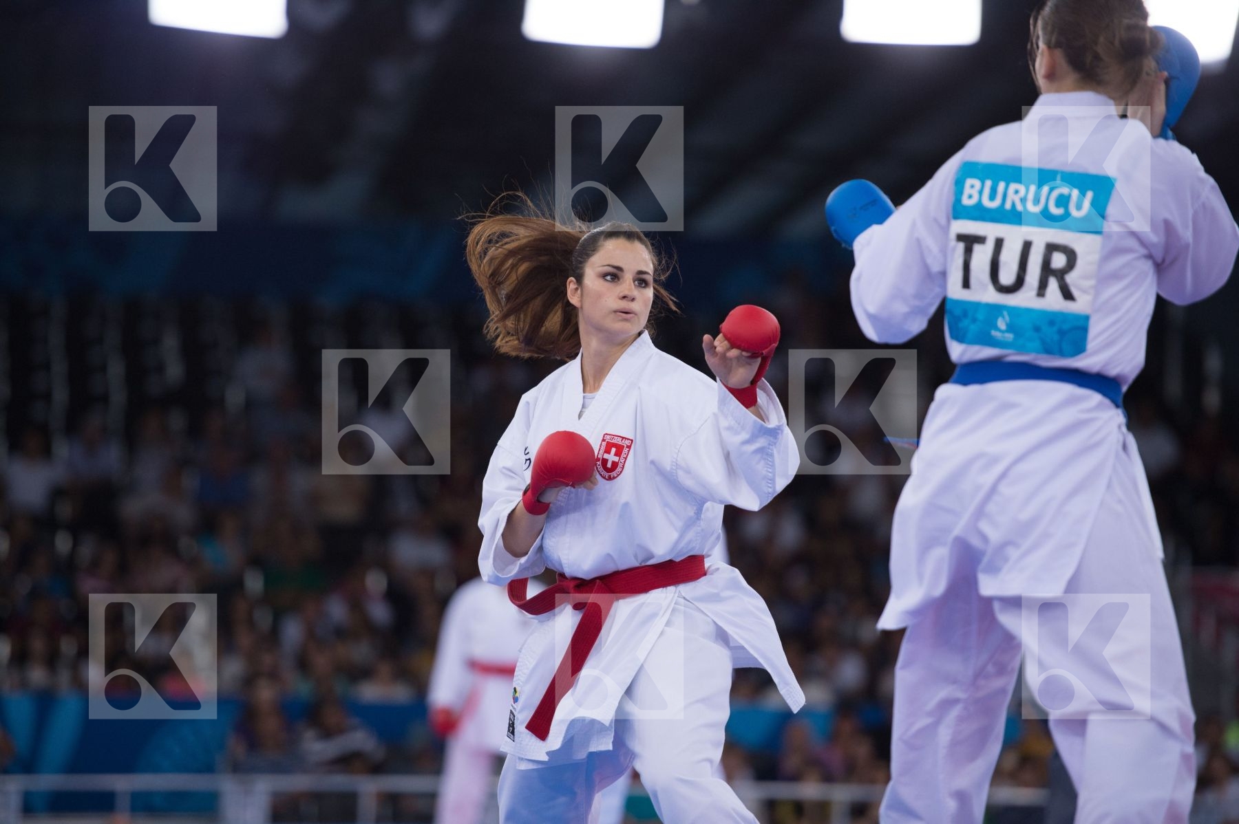 -68 kg Burucu Hafsa Seyda day2 kumite qualification Quirici Elen