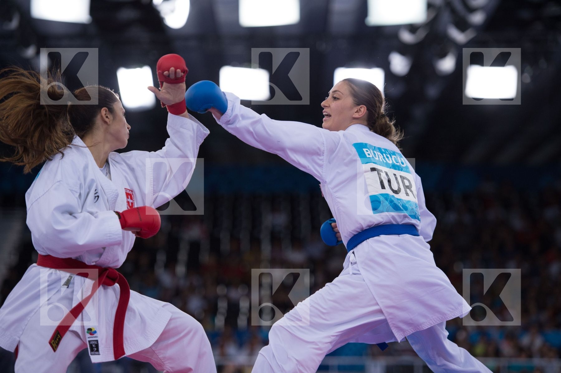 -68 kg Burucu Hafsa Seyda day2 kumite qualification Quirici Elen