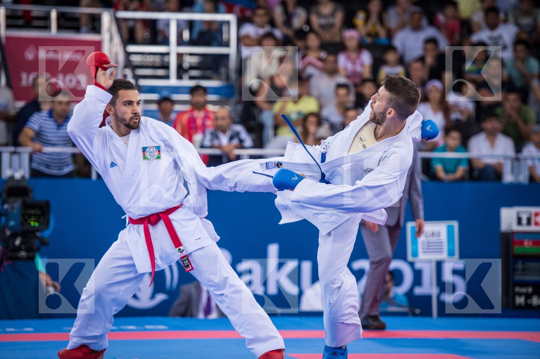 -84 kg Azerbaijan day2 Greece kumite Mamayev Aykhan qualificatio