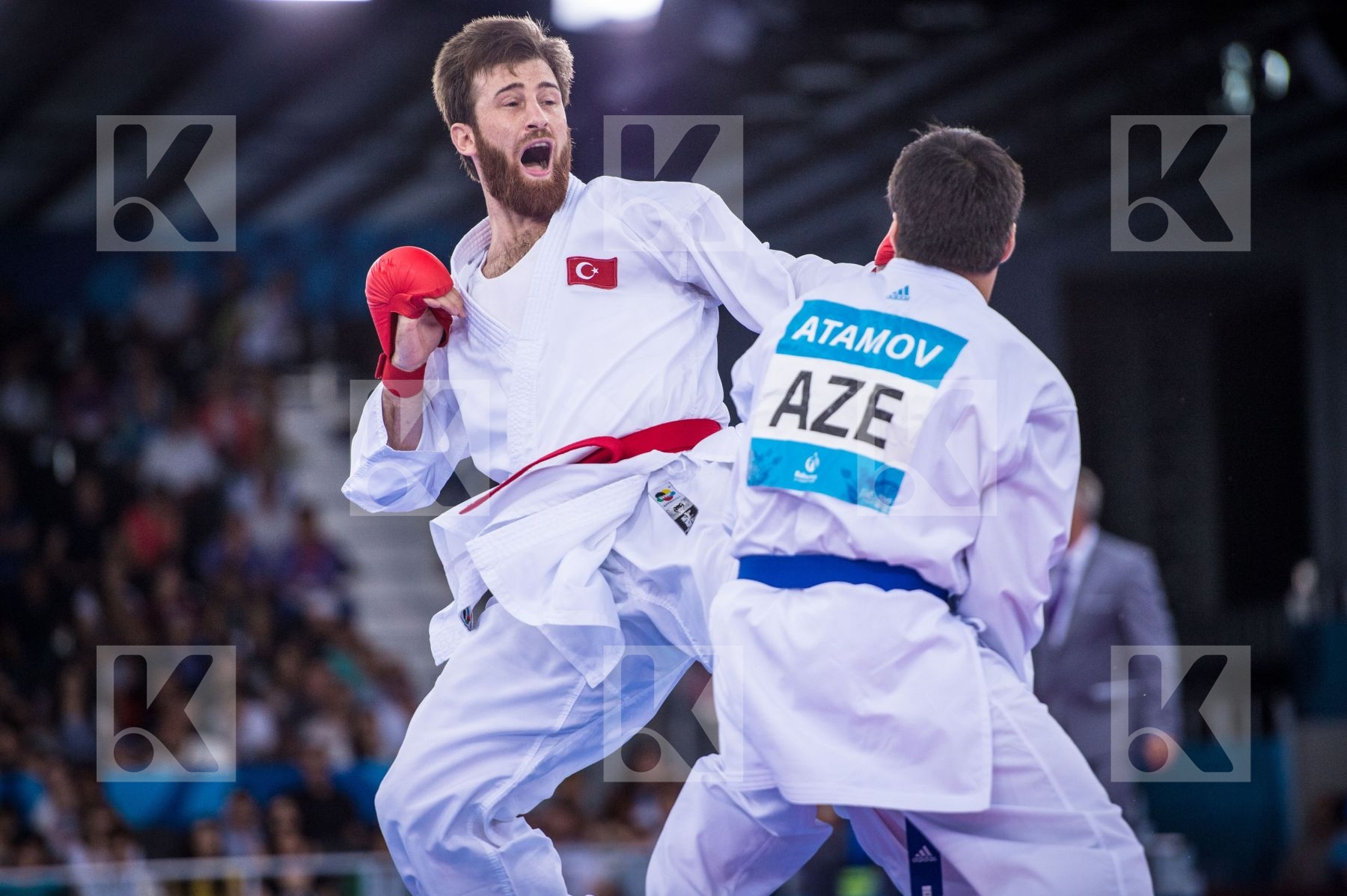 +84 kg Atamov Shahin Azerbaijan day2 Erkan Enes kumite qualifica
