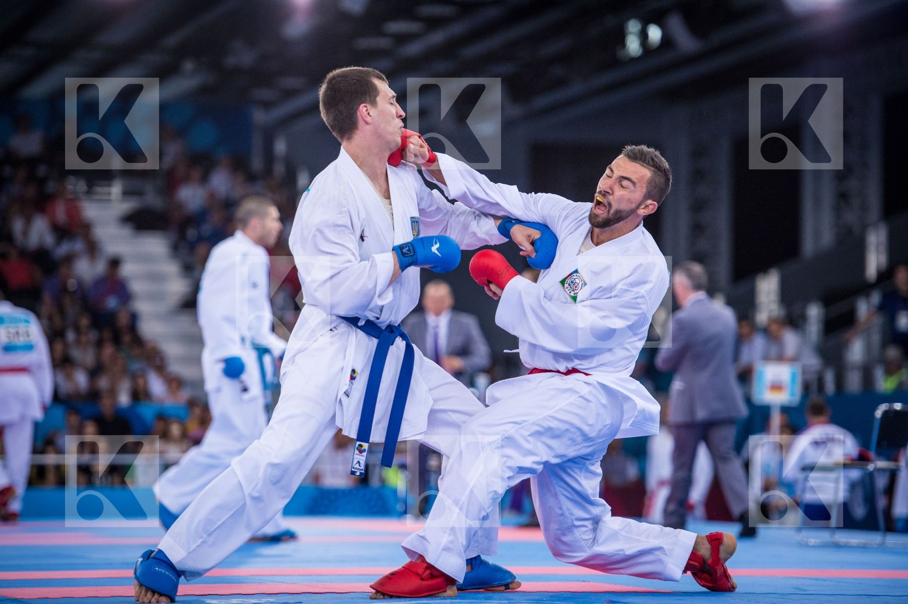 -84 kg Azerbaijan day2 Horuna Yaroslav kumite Mamayev Aykhan qua