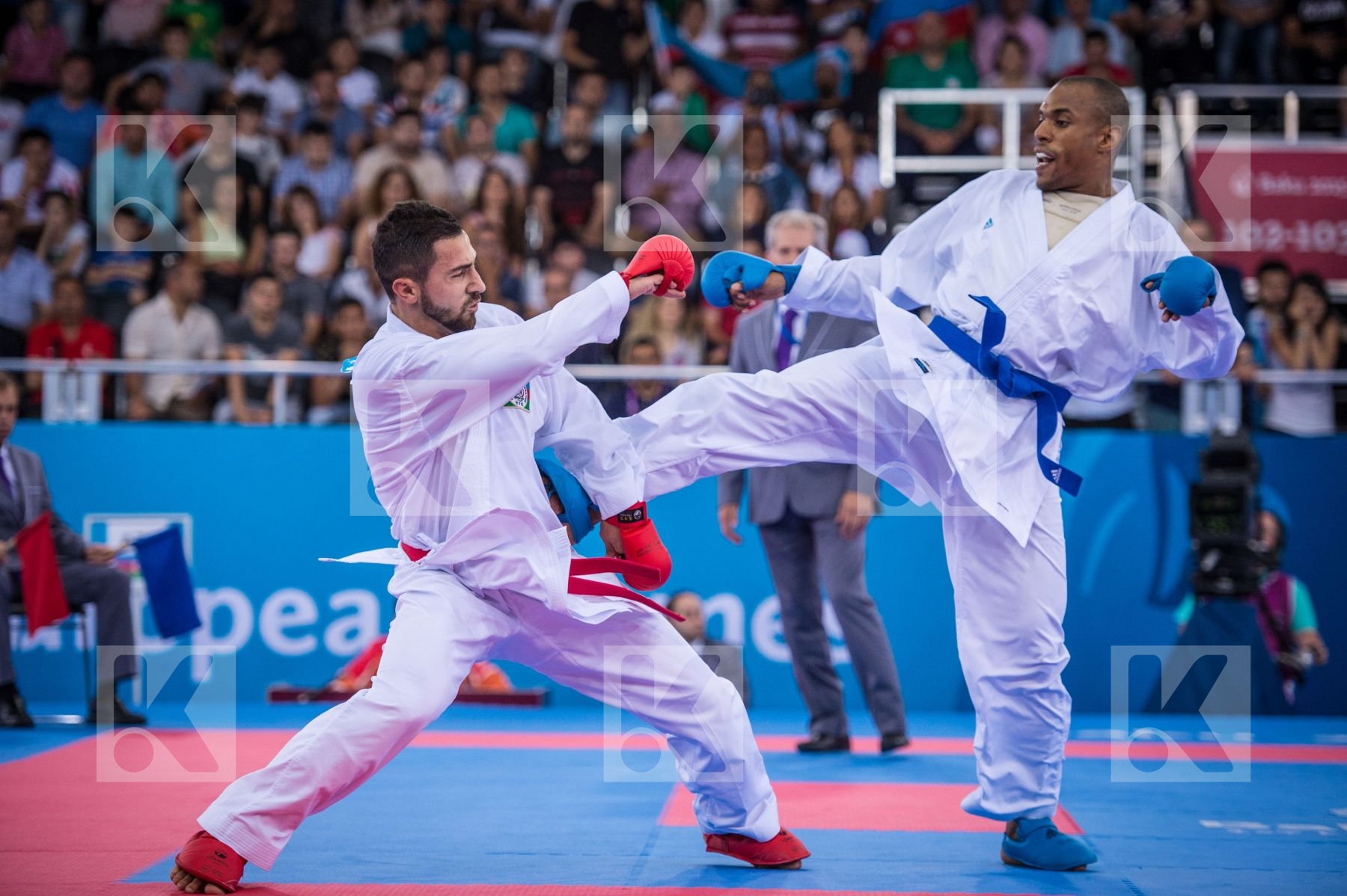 -84 kg Azerbaijan day2 France Grillon Kenji kumite Mamayev Aykha