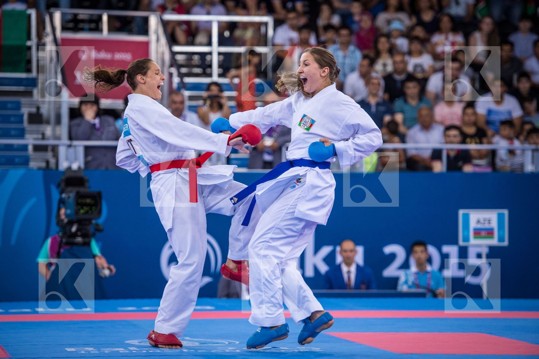-68 kg Austria Azerbaijan Buchinger Alisa finals kumite Zaretska