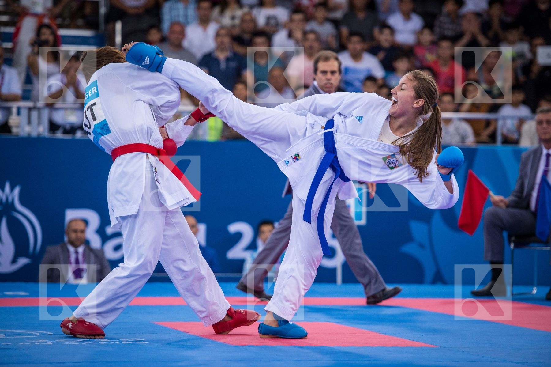 -68 kg Austria Azerbaijan Buchinger Alisa finals kumite Zaretska