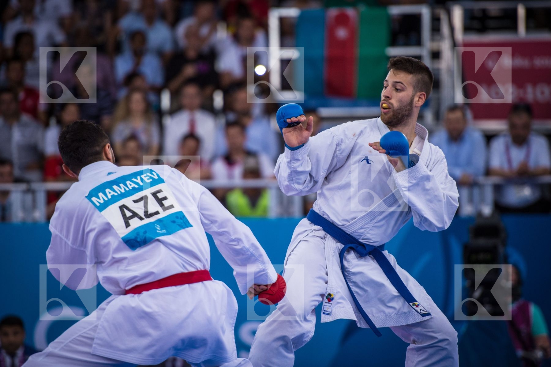 -84 kg Azerbaijan finals Greece kumite Mamayev Aykhan Tzanos Geo