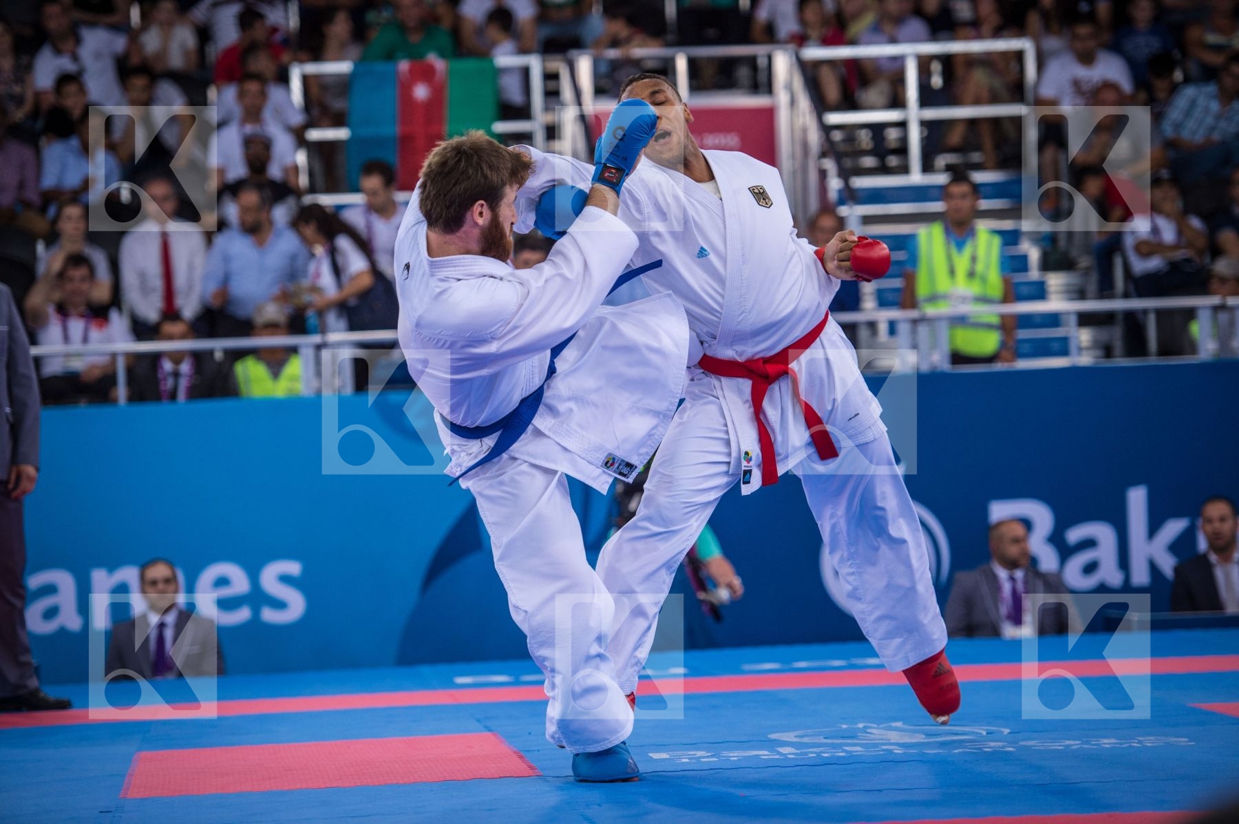 +84 kg Erkan Enes finals Germany Horne Jonathan kumite Turkey