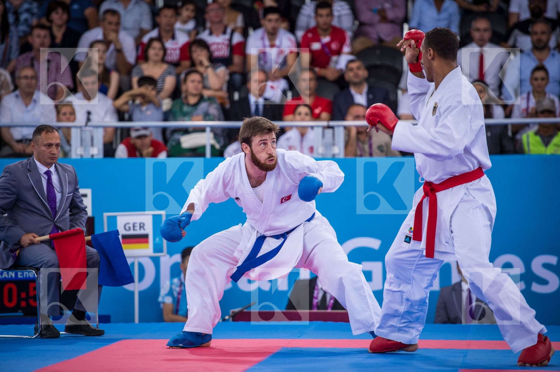 +84 kg Erkan Enes finals Germany Horne Jonathan kumite Turkey