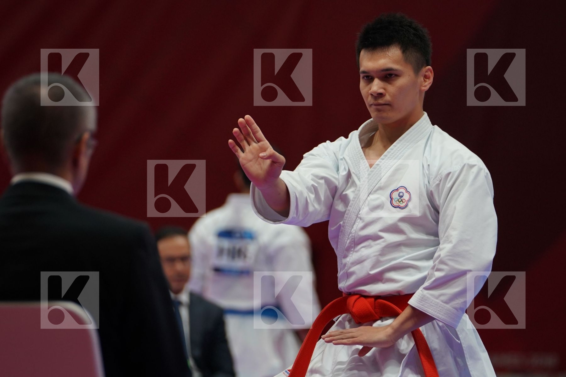 YITA WANG (CHINESE TAIPEI) in Senior Male Kata - Qualification