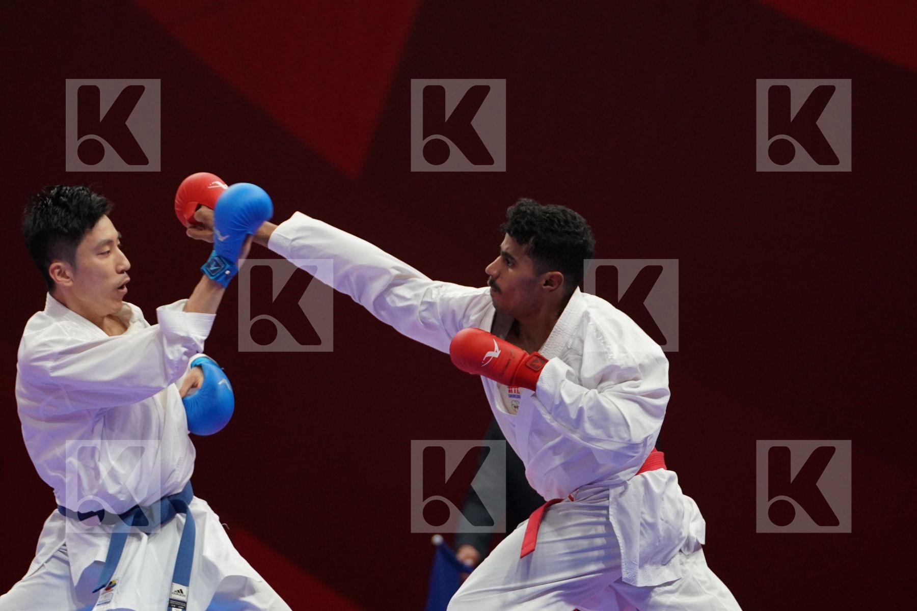 SULTAN JAMAN ALZAHRANI (SAUDI ARABIA) vs JUYEONG GU (REPUBLIC OF KOREA) in Senior Kumite -60 Kg - Qualification