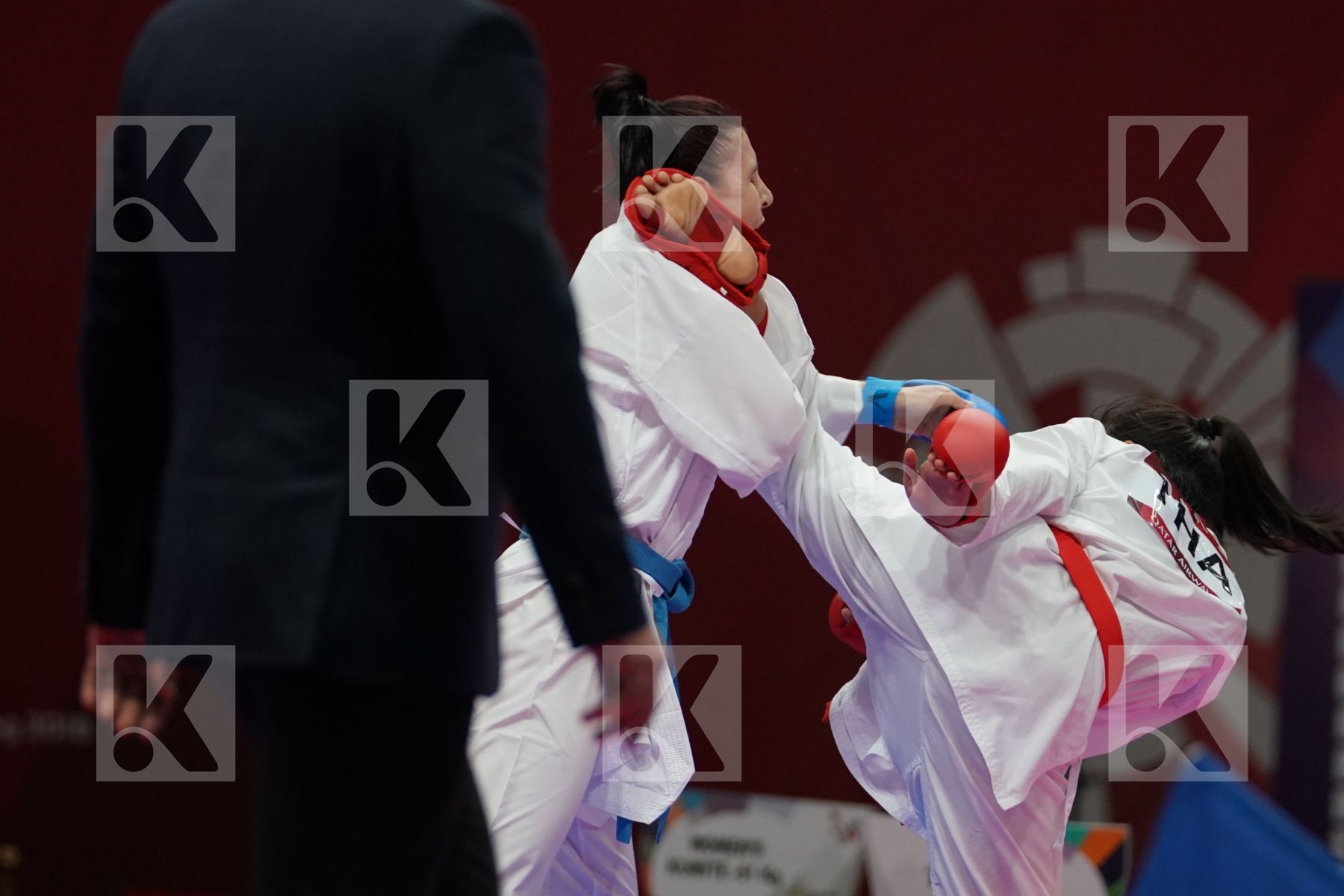 ARM SUKKIAW (THAILAND) vs BARNO MIRZAEVA (UZBEKISTAN) in Senior Kumite Ð 61 Kg - Bronze