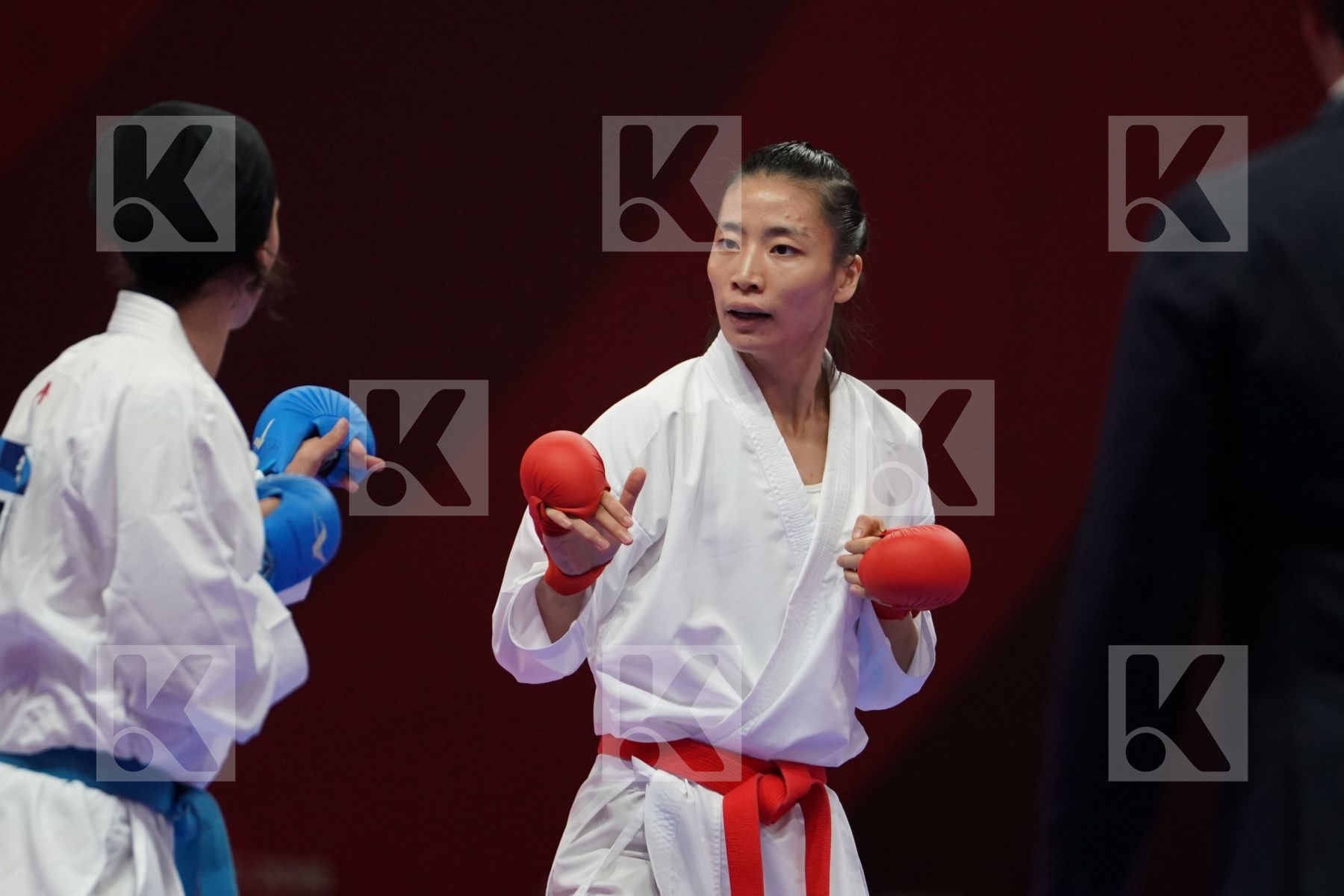 XIAOYAN YIN (CHINA) vs ROZITA ALIPOURKESHKA (ISLAMIC REPUBLIC OF IRAN) in Senior Kumite Ð 61 Kg - Final